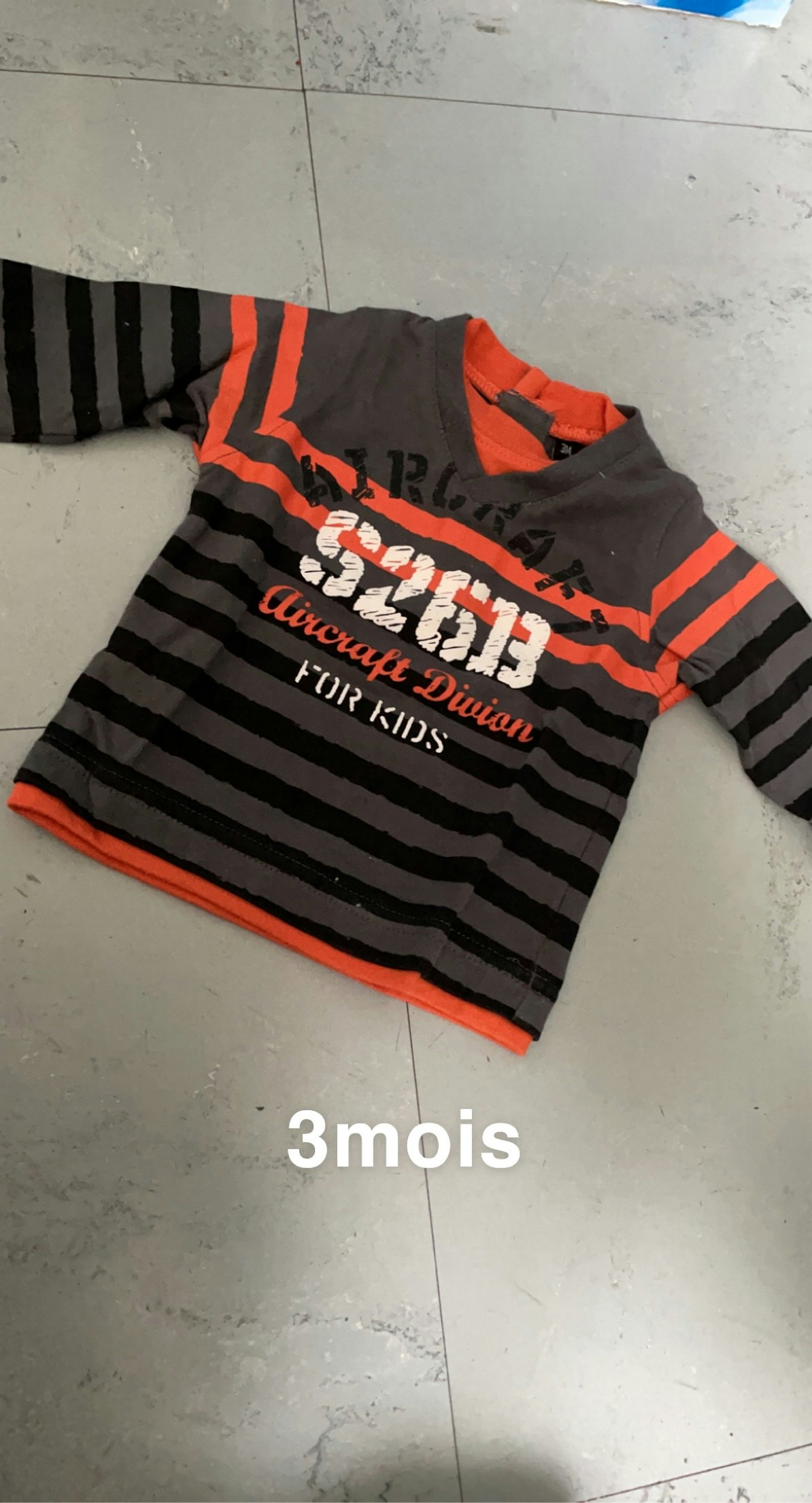 T-shirt bébé grand