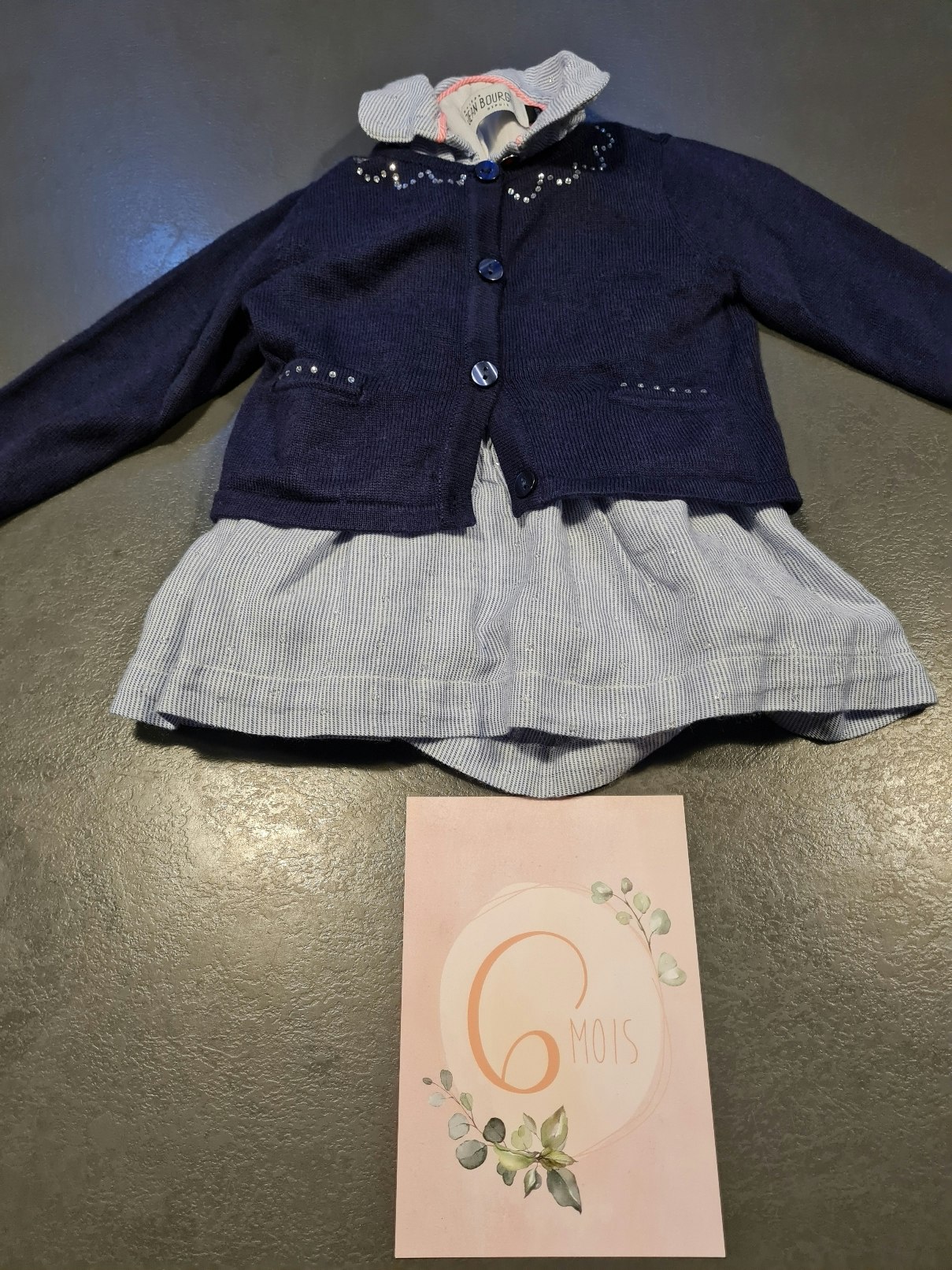 Robe et gilet jean bourget