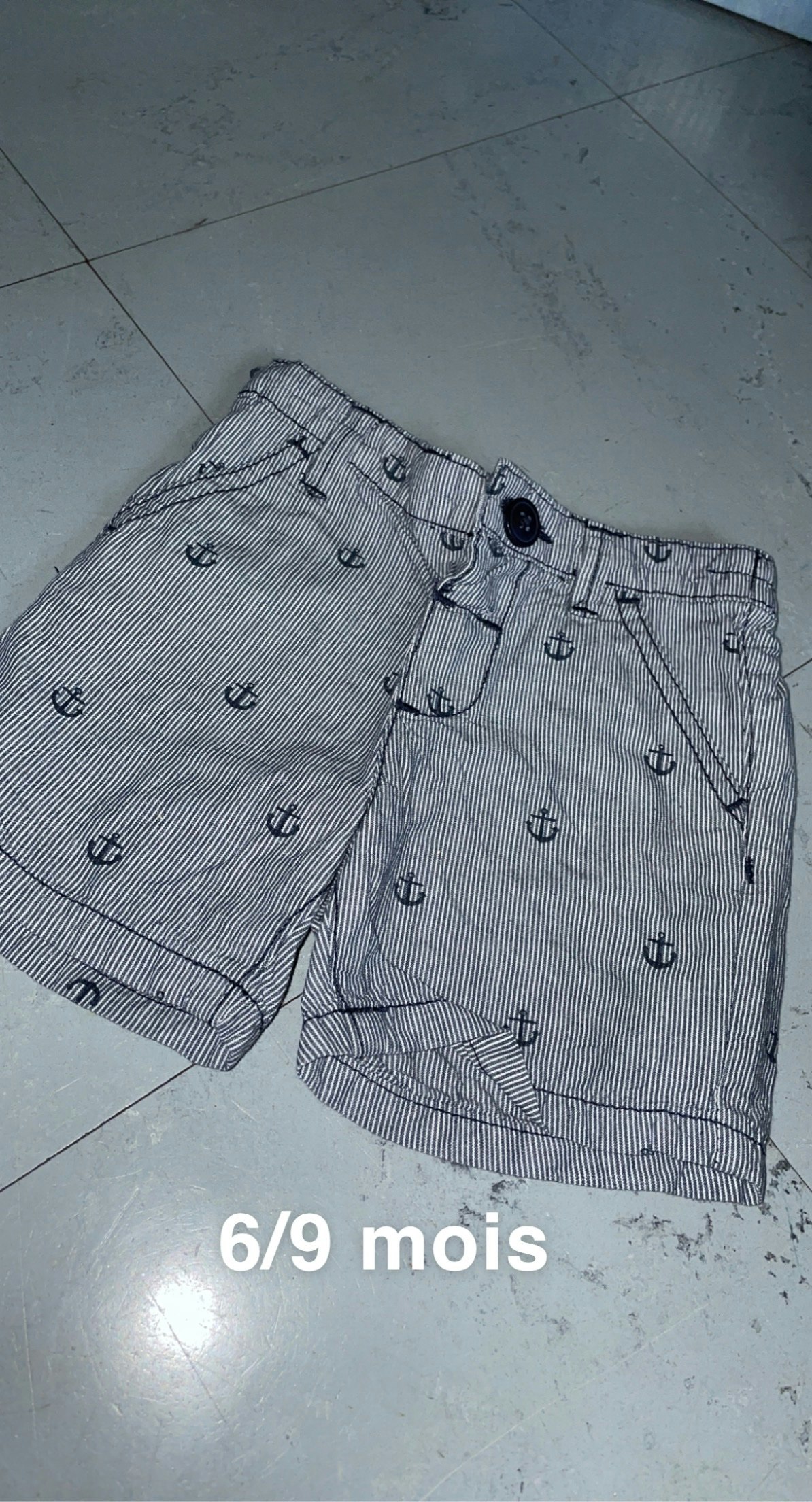 Short bébé garçon