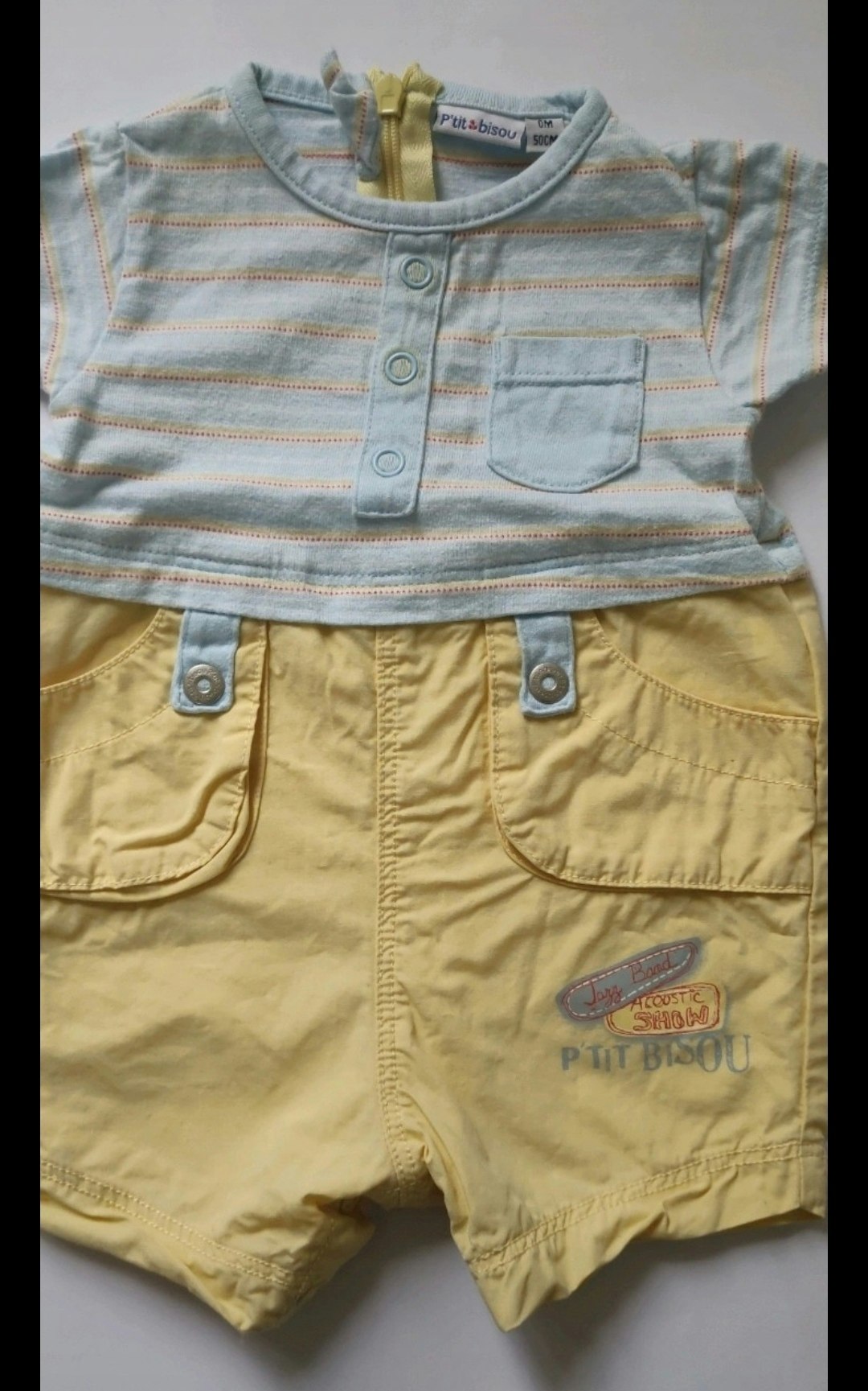 Combinaison short garçon 0 mois