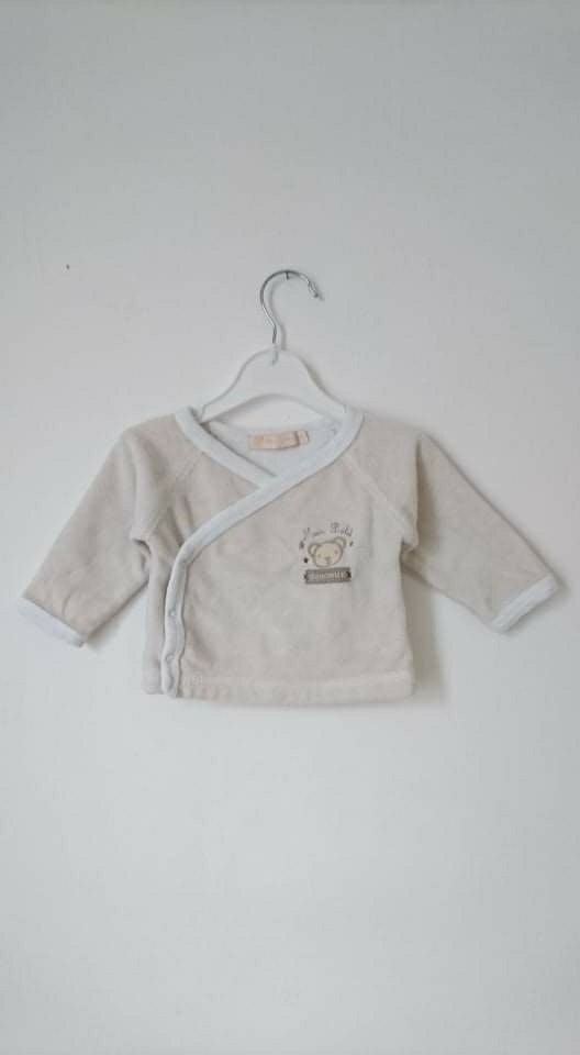 Gilet velours beige gemo 1 mois