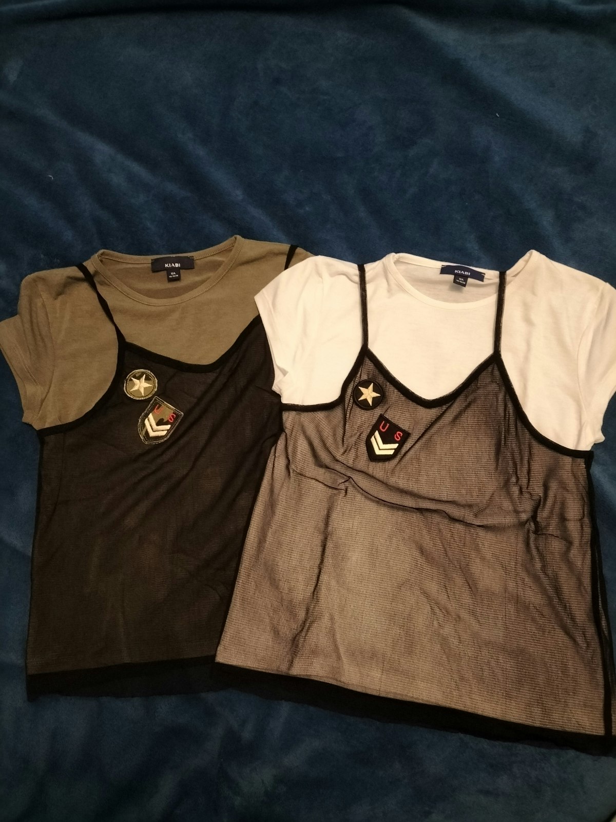 Lot de 2 tee-shirts Neufs KIABI taille 12 ans