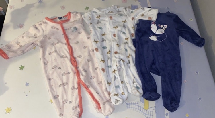 Lot de 3 pyjamas 3M