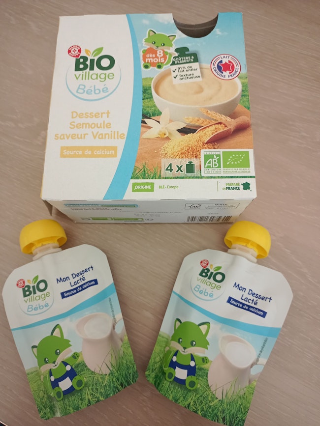 Dessert Lacte Bio En Gourde Beebs Achat Vente Bebe Enfant