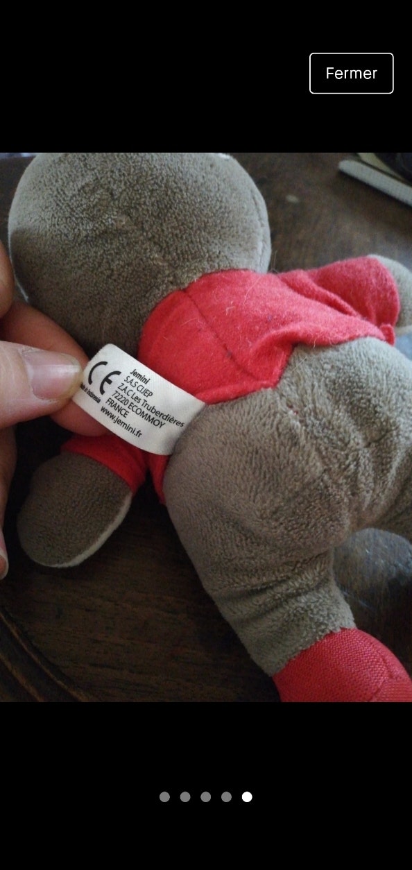 Peluche t'choupi - photo numéro 4