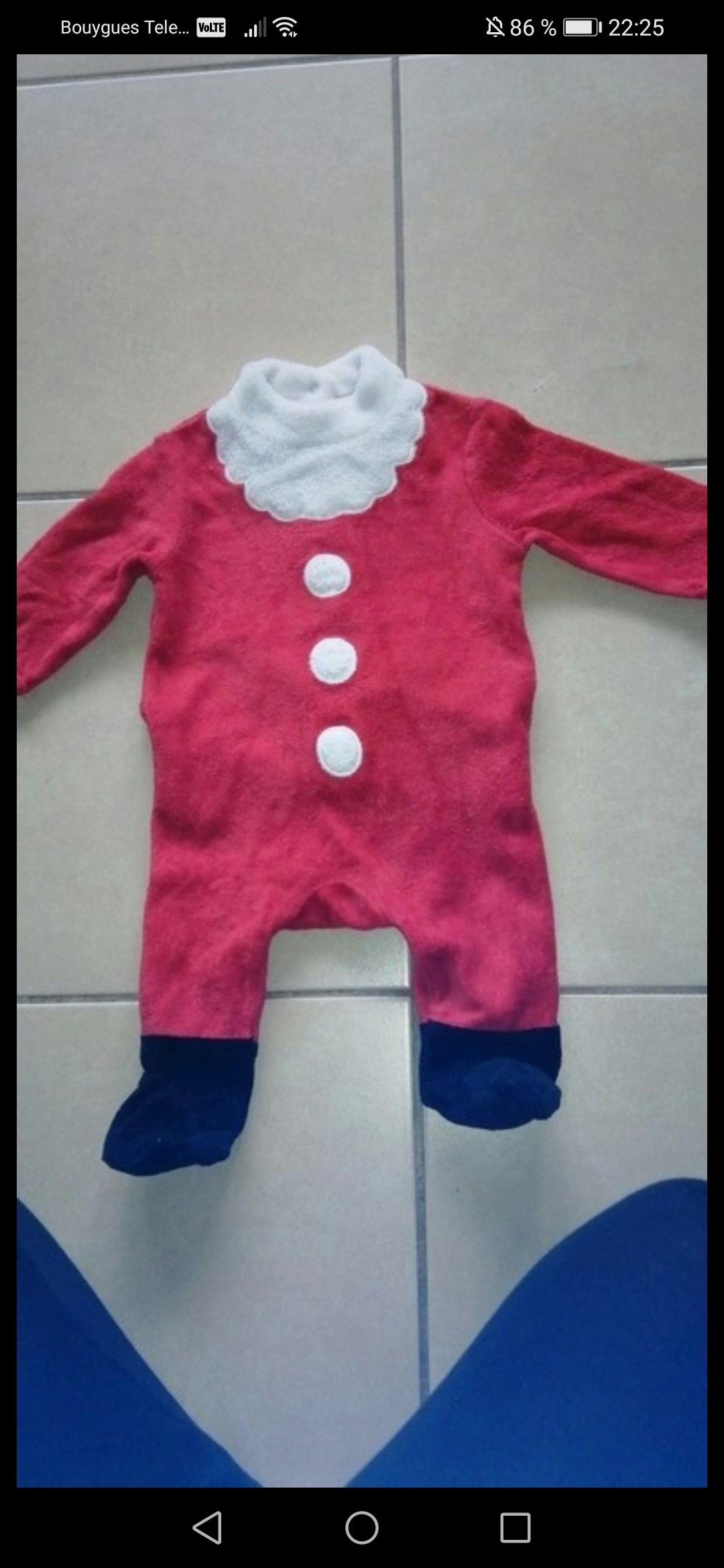 Pyjama père Noël 3 mois
