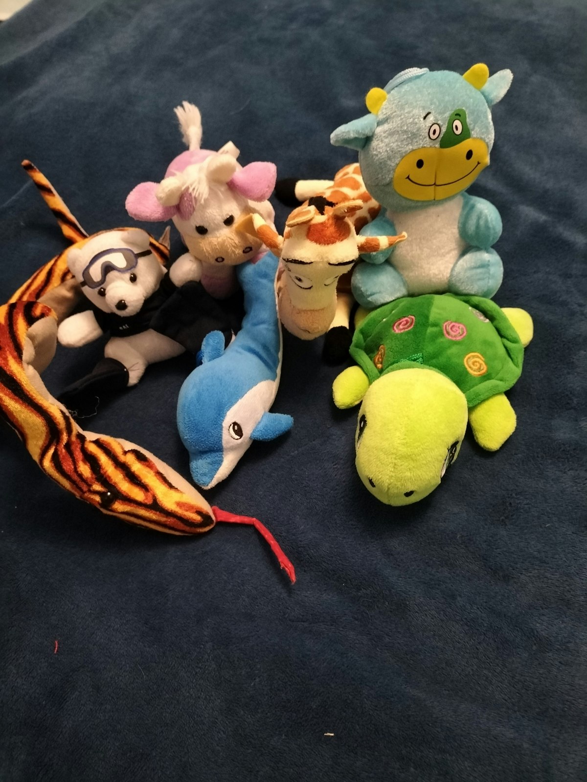 Lot Madagascar et 6 autres peluches