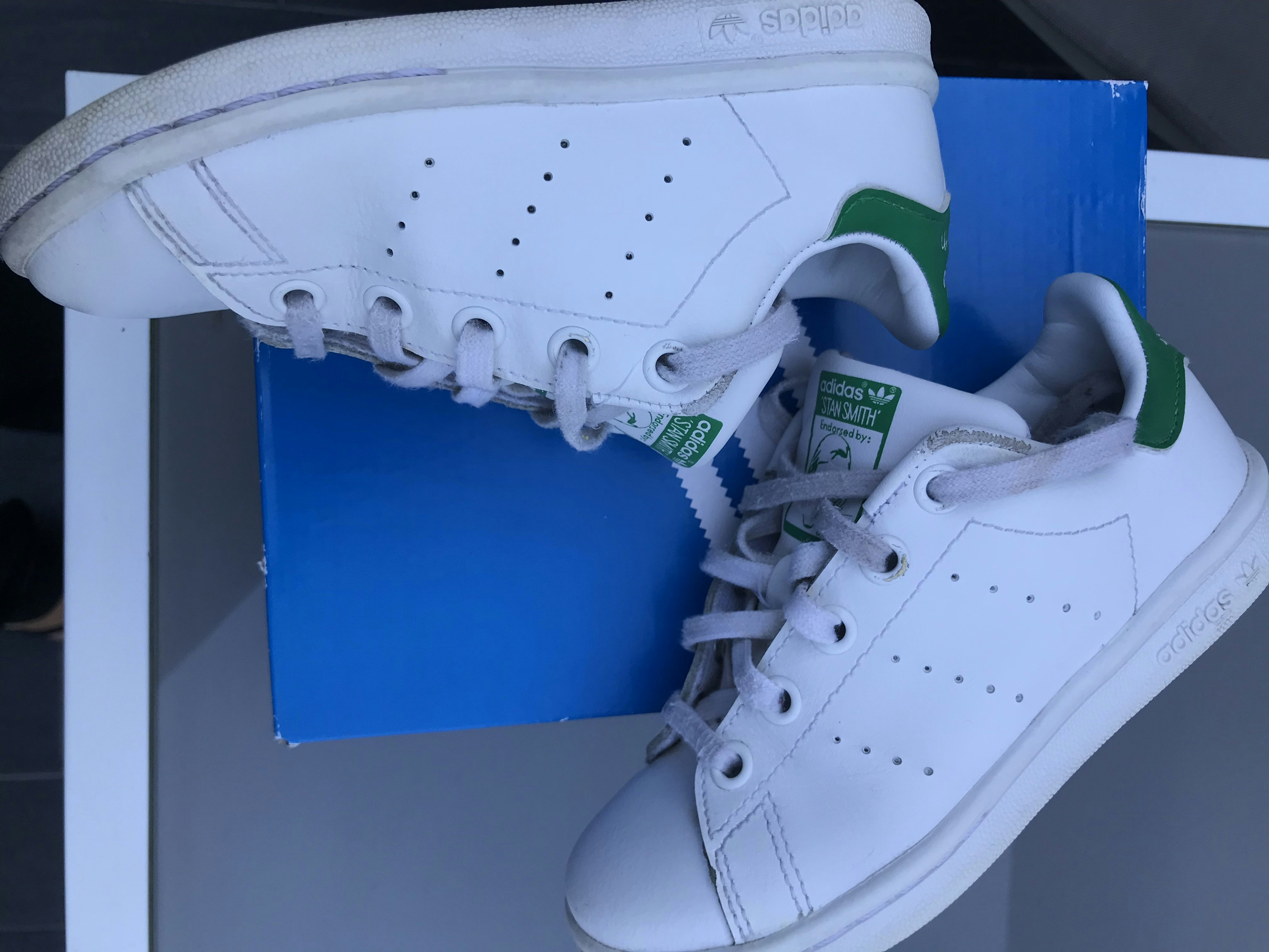 Stan smith original Blanc et vert - photo numéro 9