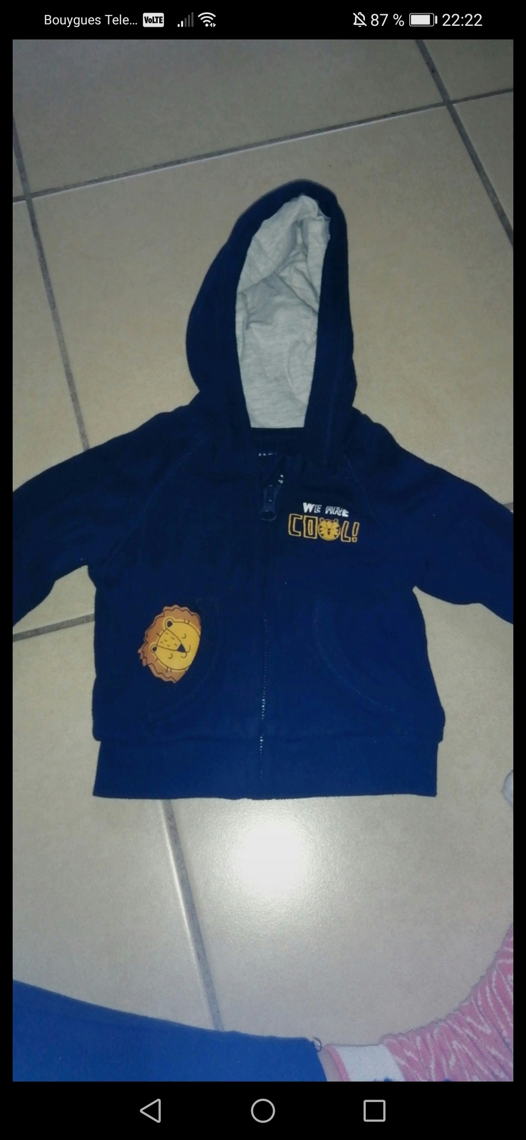 Veste 1 mois