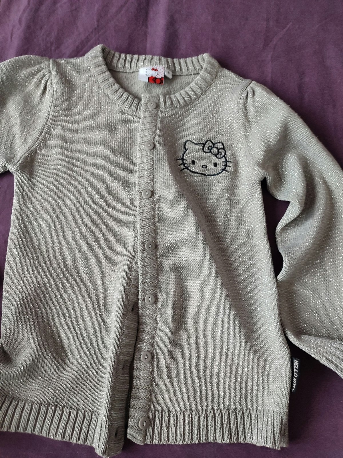 Gilet fille gris 8 ans hello kitty