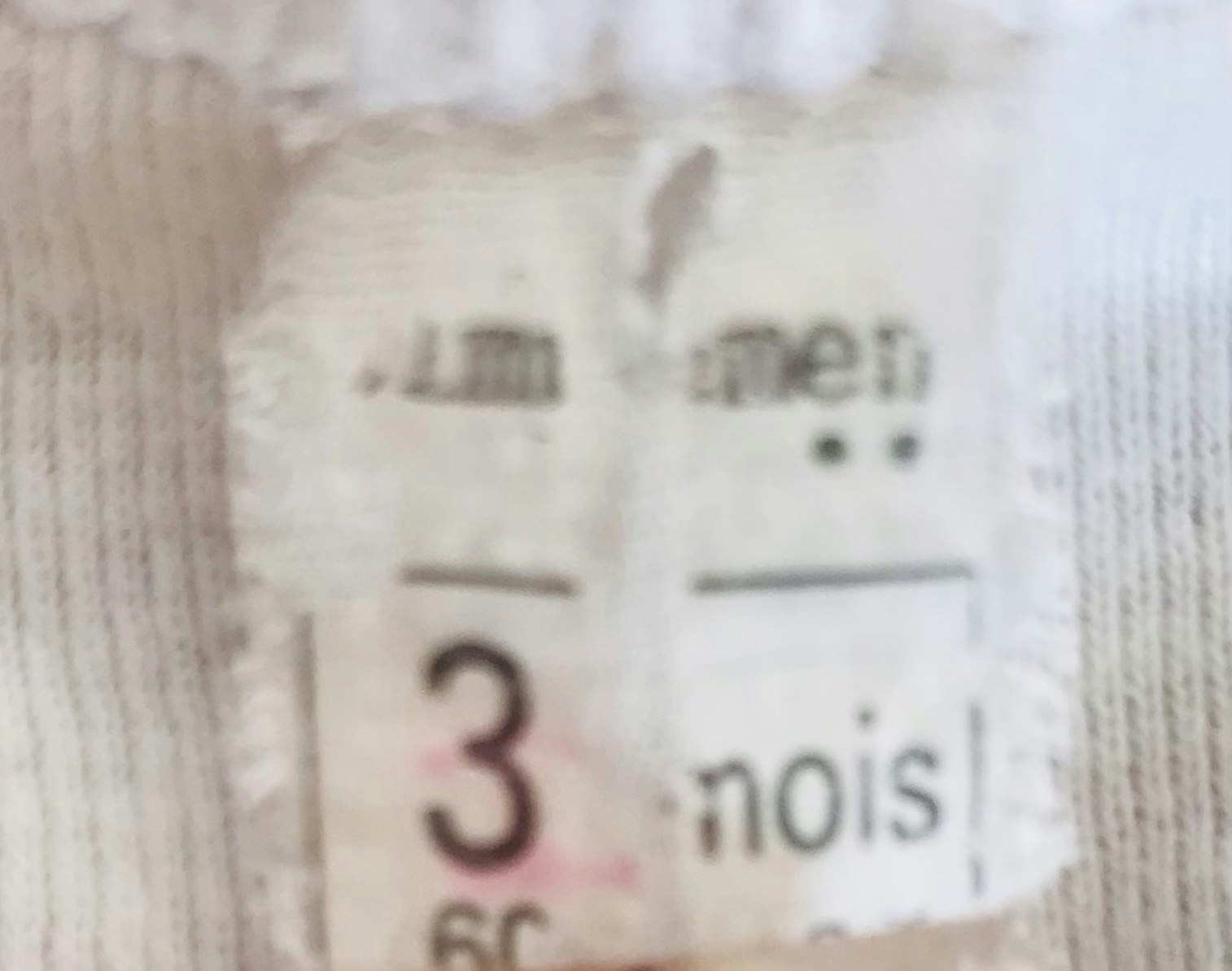 Body Blanc  avec prénom Taille 3 mois - photo numéro 3