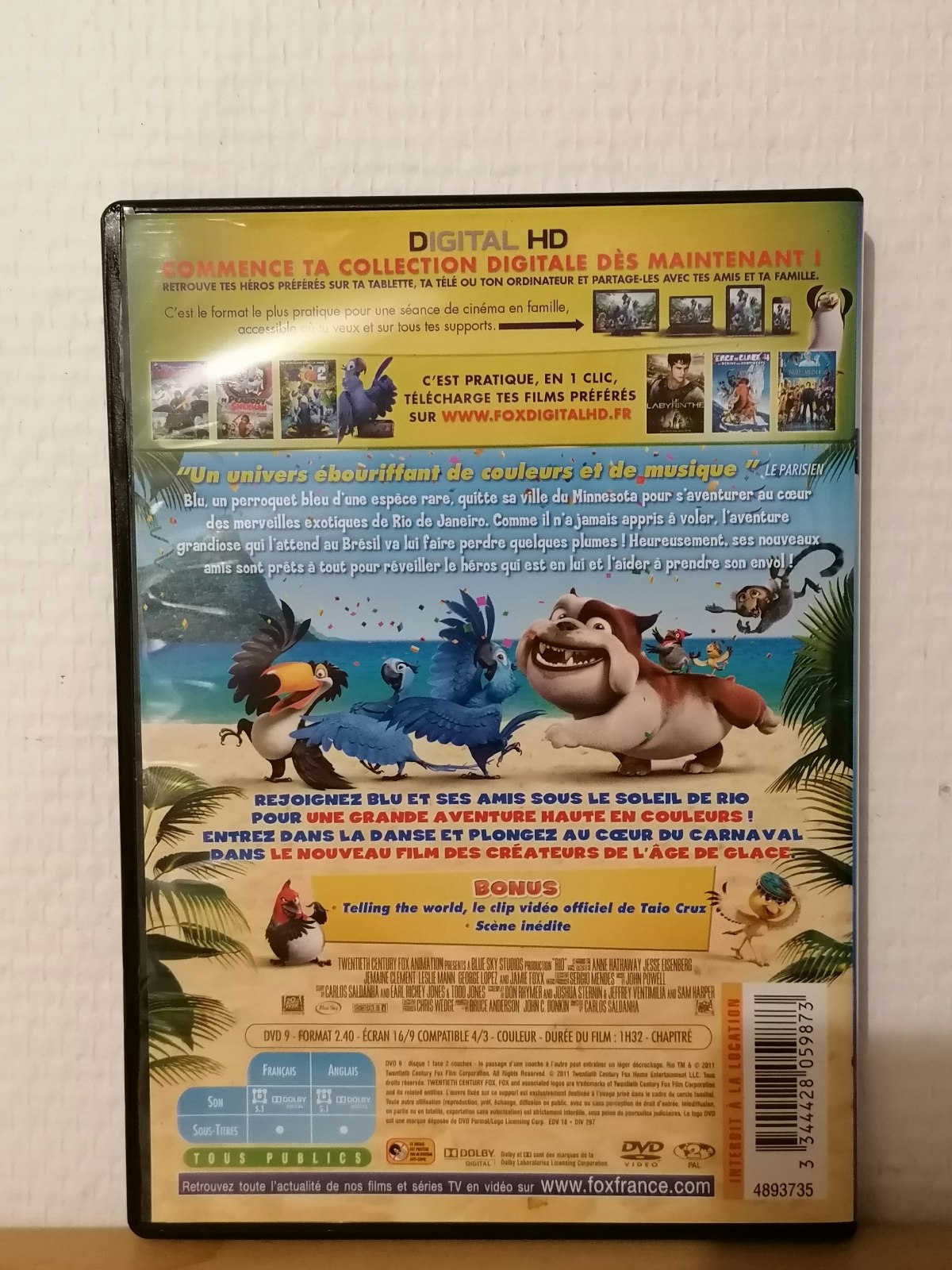 Dvd   Rio - photo numéro 2