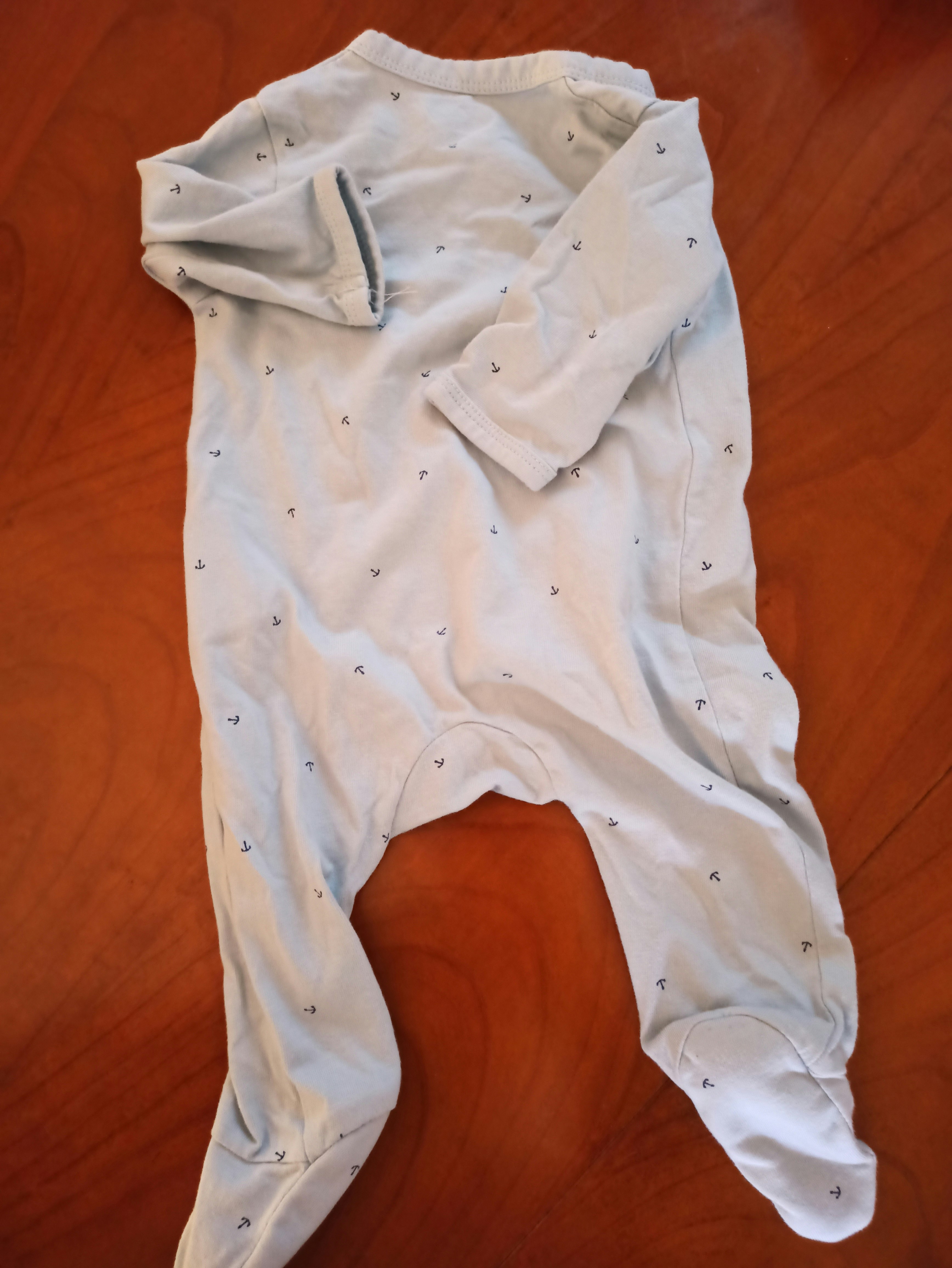 Pyjama Kiabi léger 1 mois bleu clair - photo numéro 2