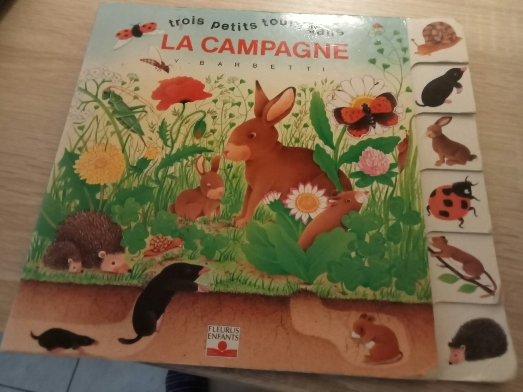 Livre les animaux de la campagne