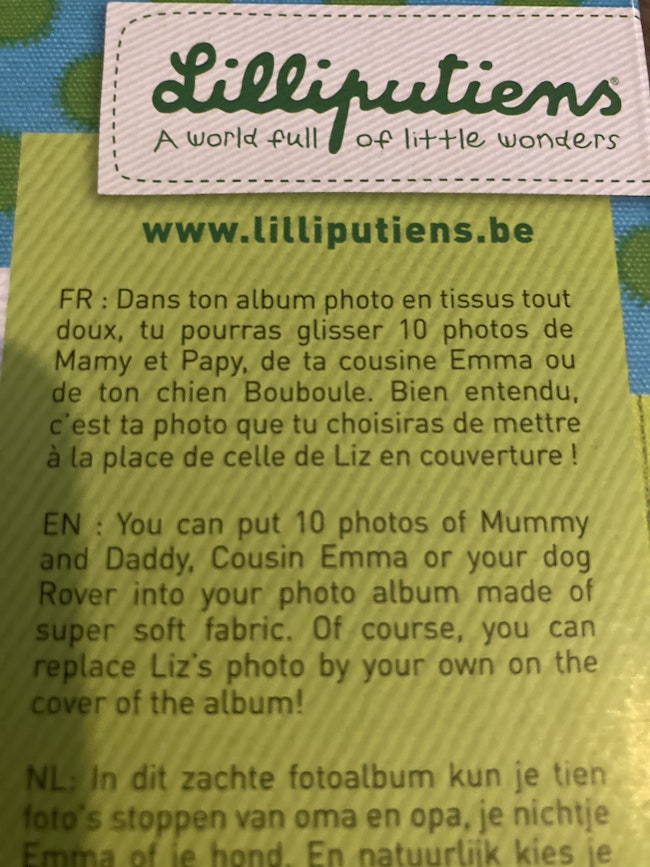 Album Photo Les Lilliputiens Beebs Achat Vente Bebe