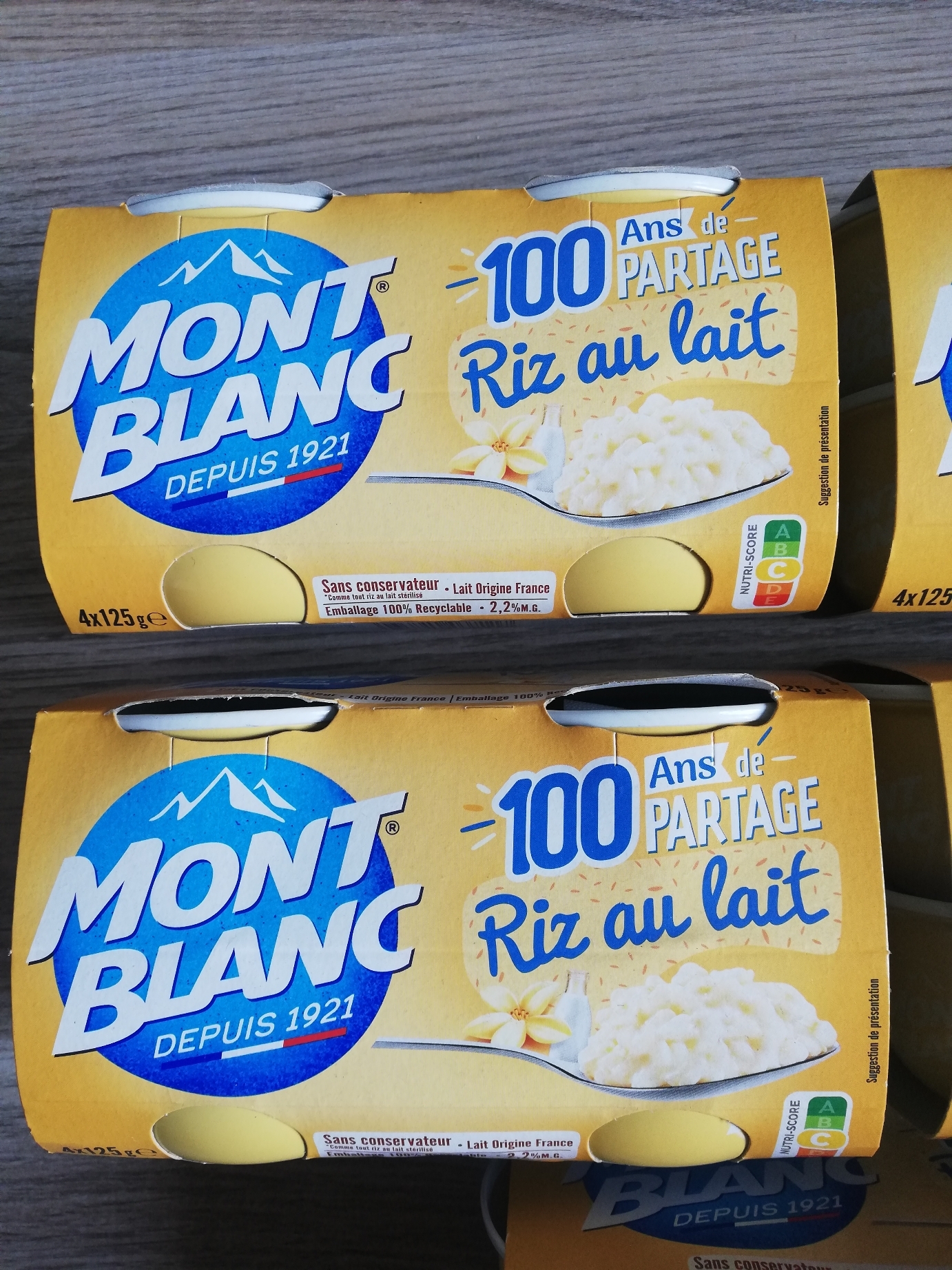 Desserts riz au lait