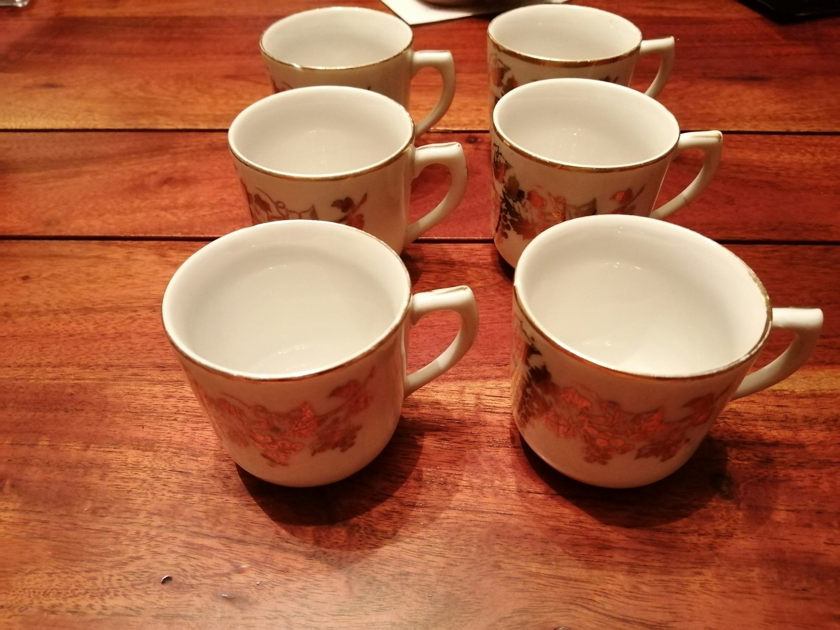 Lot de 6 tasses à café