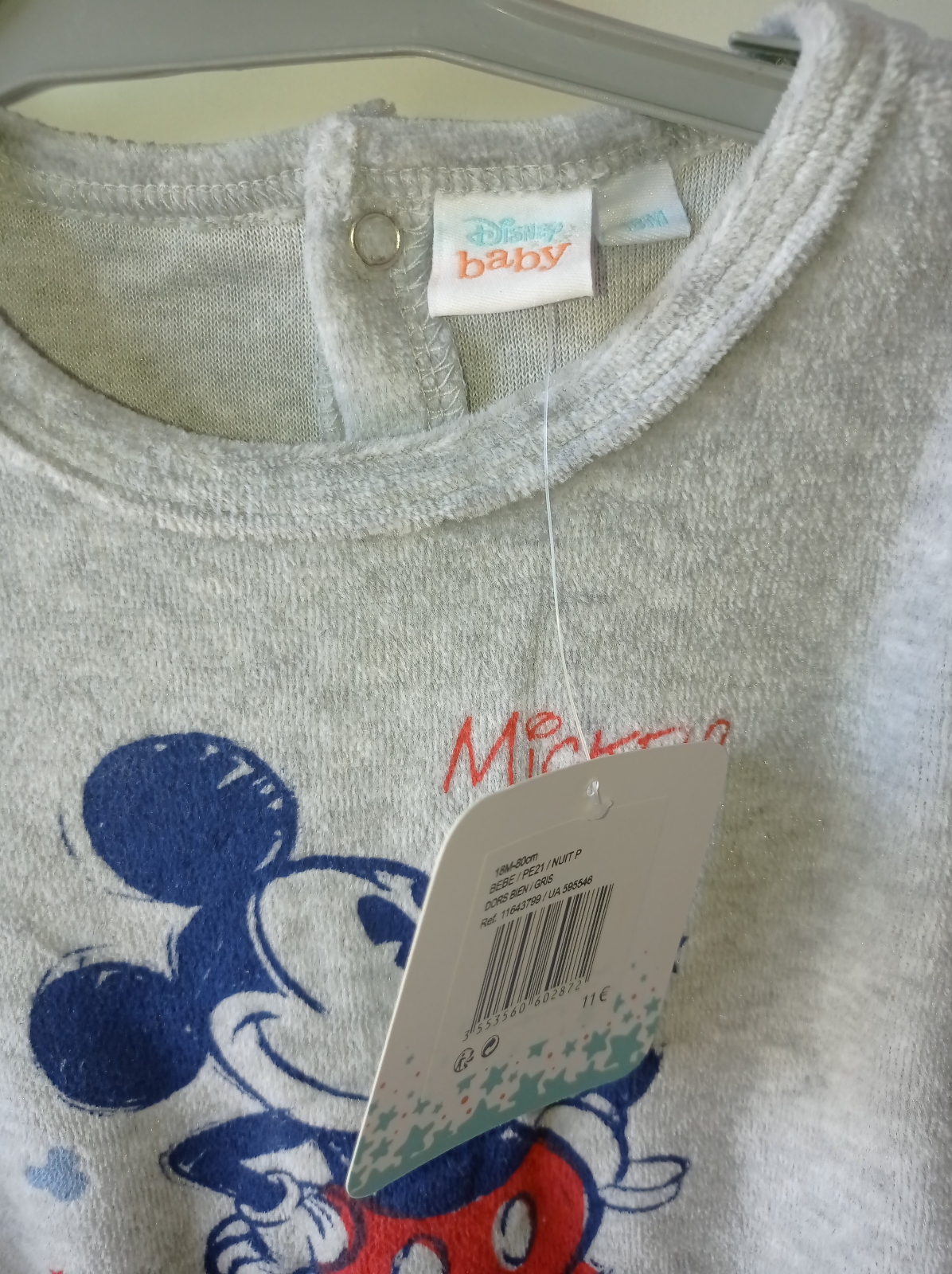 Pyjama Mickey - photo numéro 3