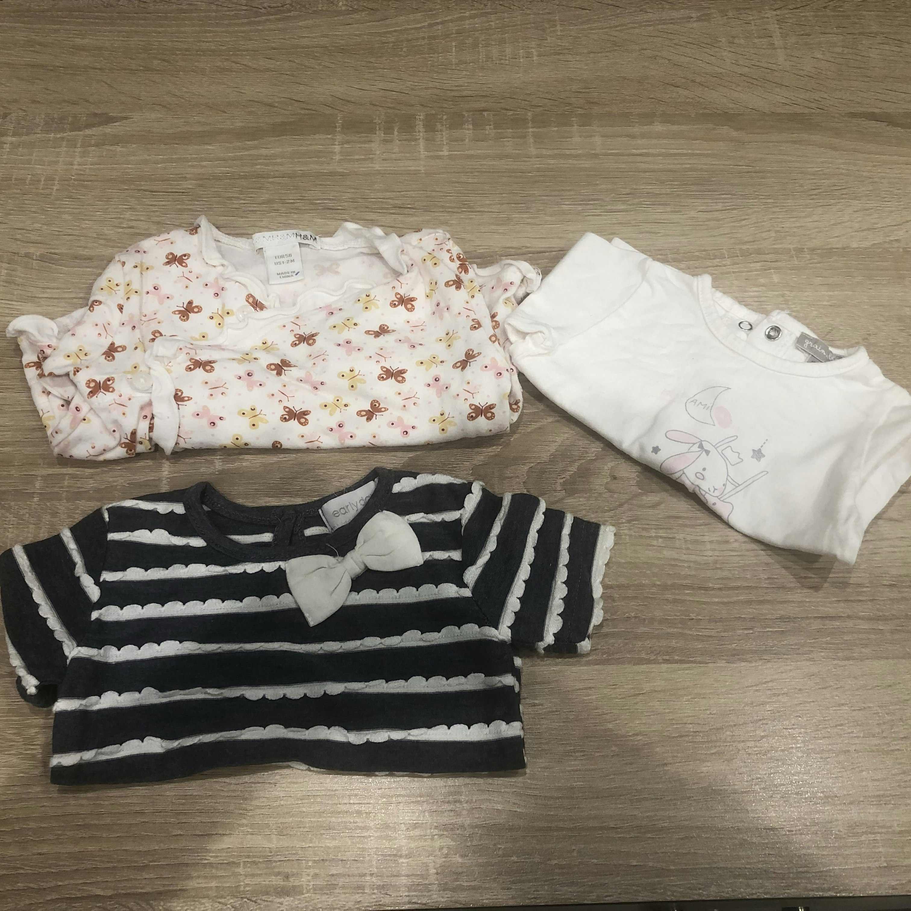 Lot tee-shirts 1 m
