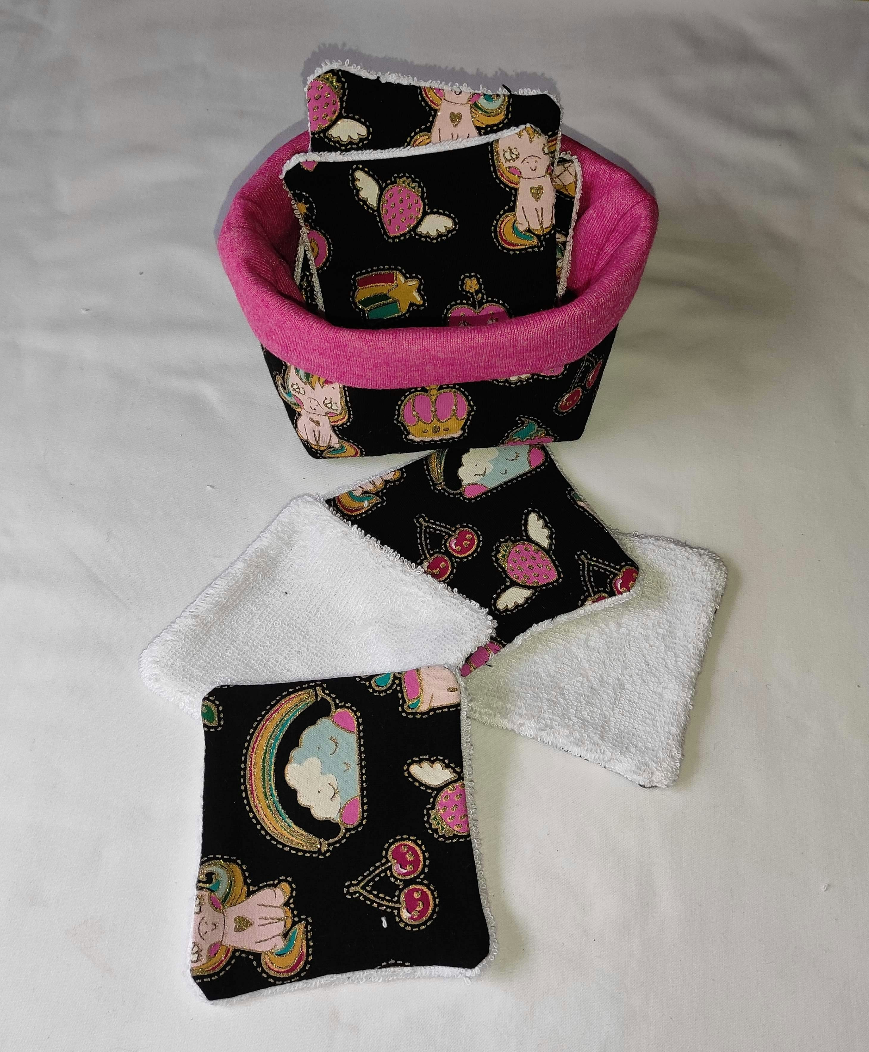 Panier+ 10 lingettes lavables