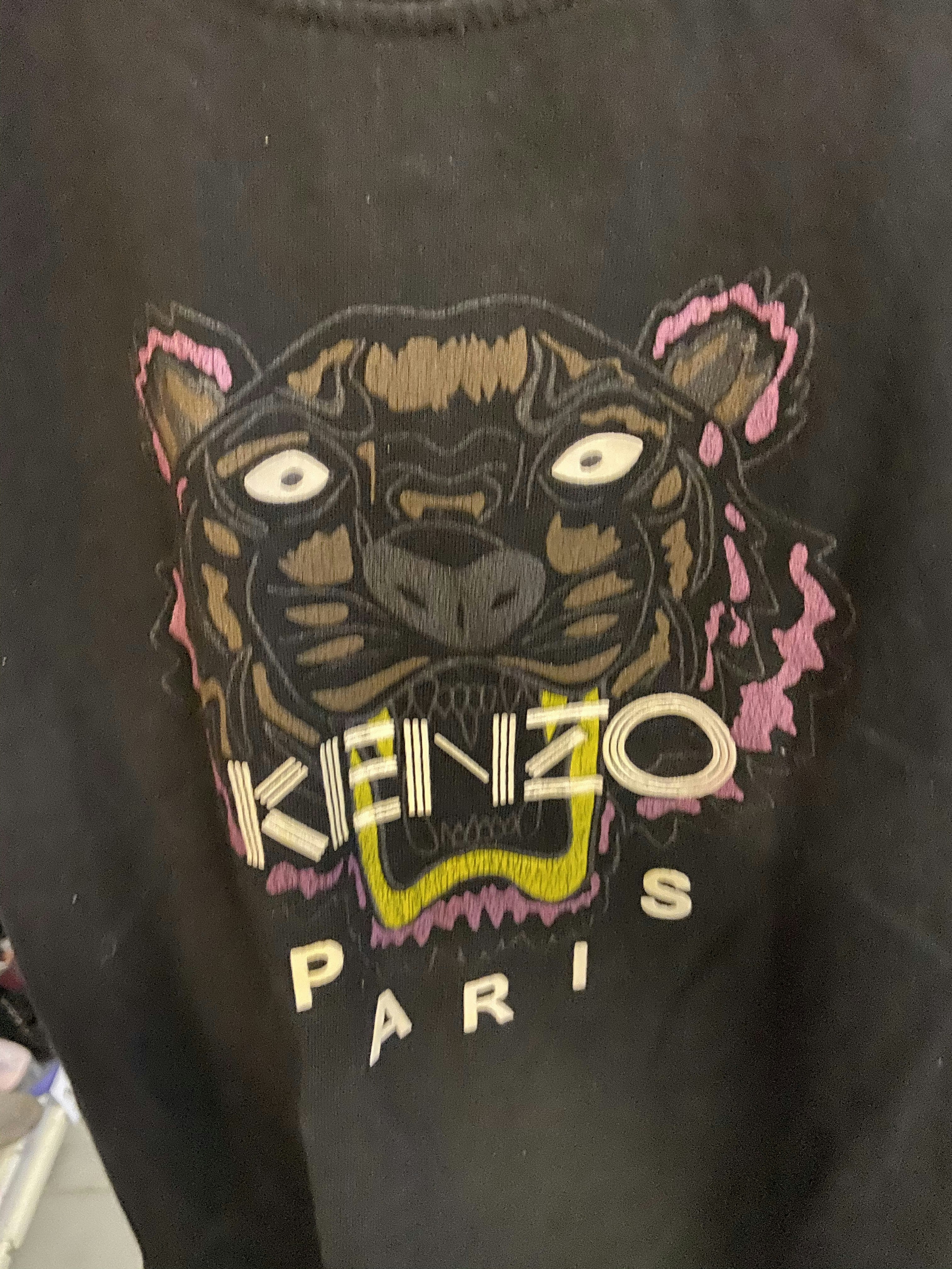 TEE shirt noire logo tigre - photo numéro 2