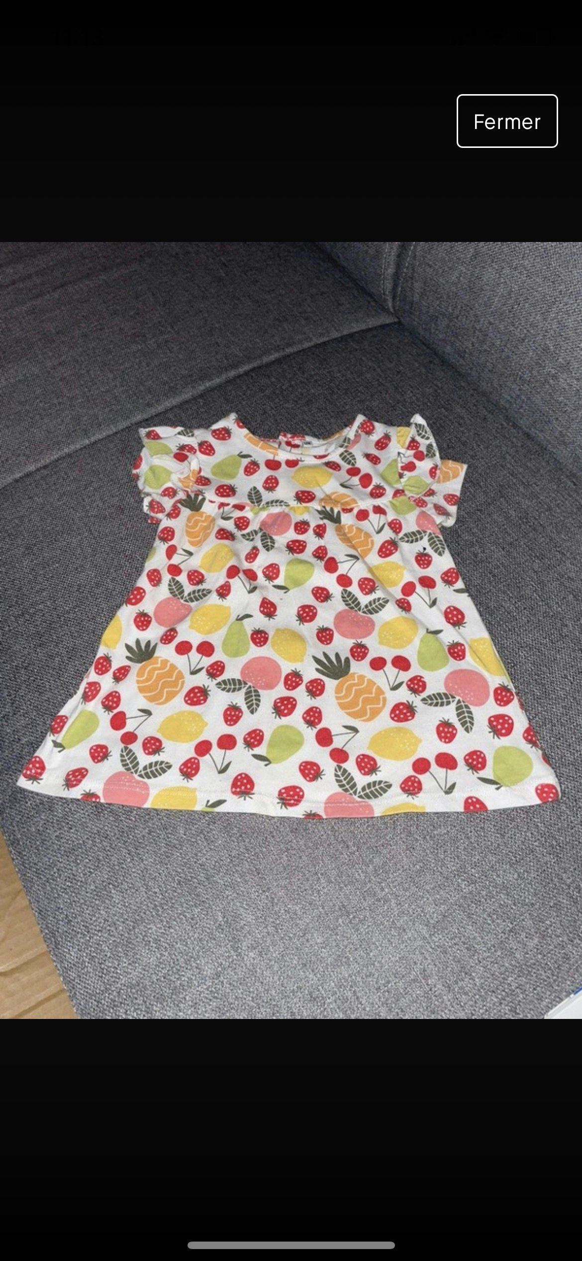 Robe bébé fille