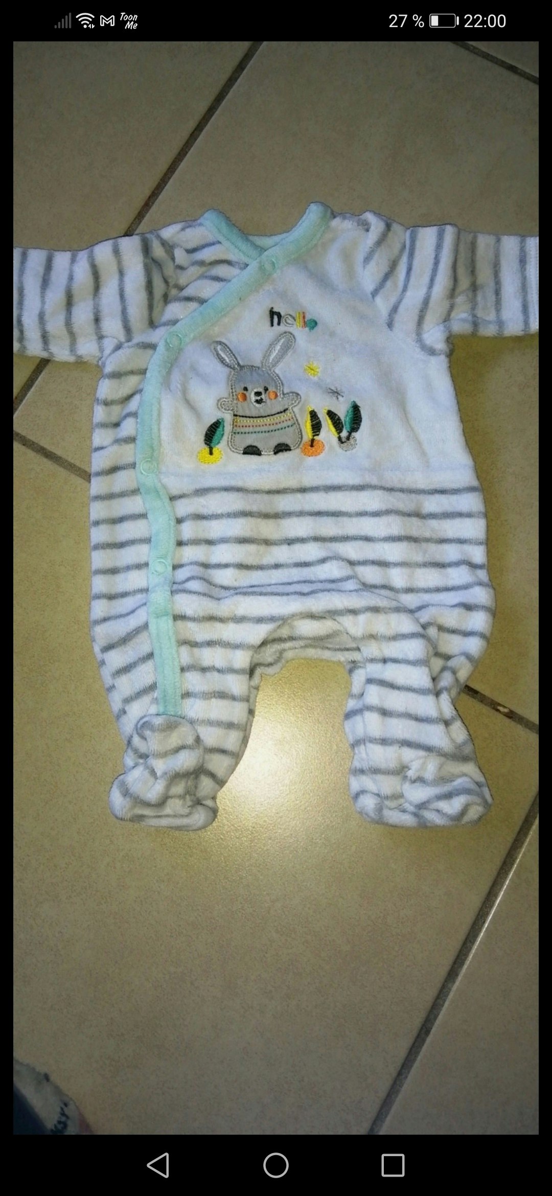 Pyjama pour prématuré