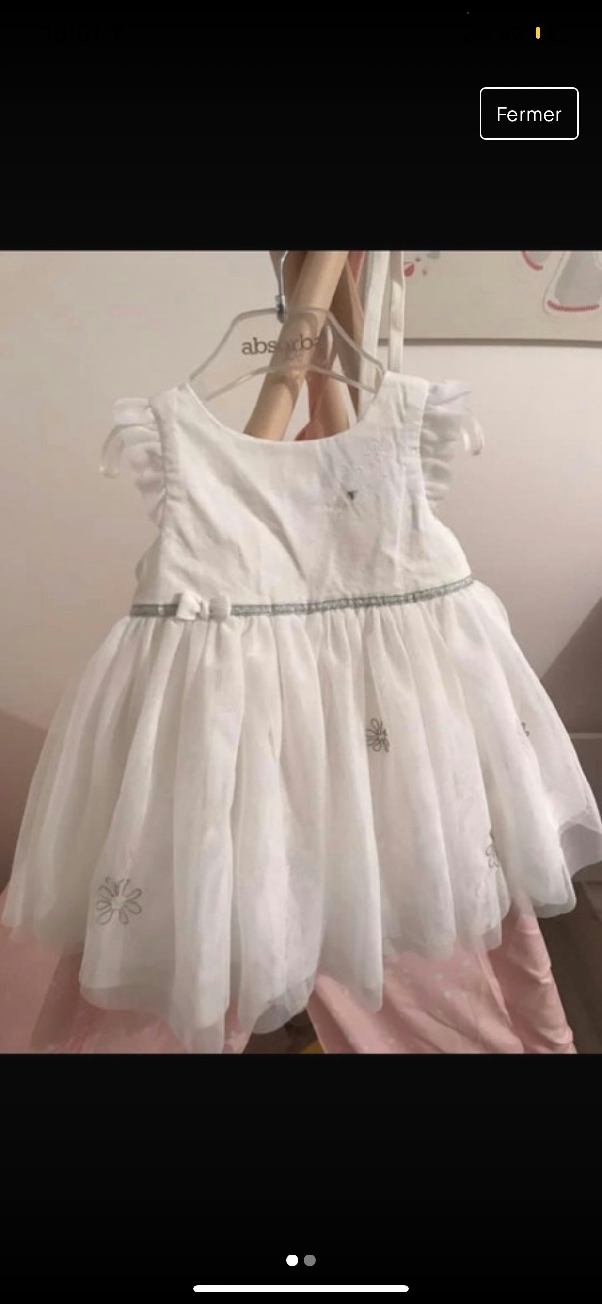 Robe de cérémonie 3mois