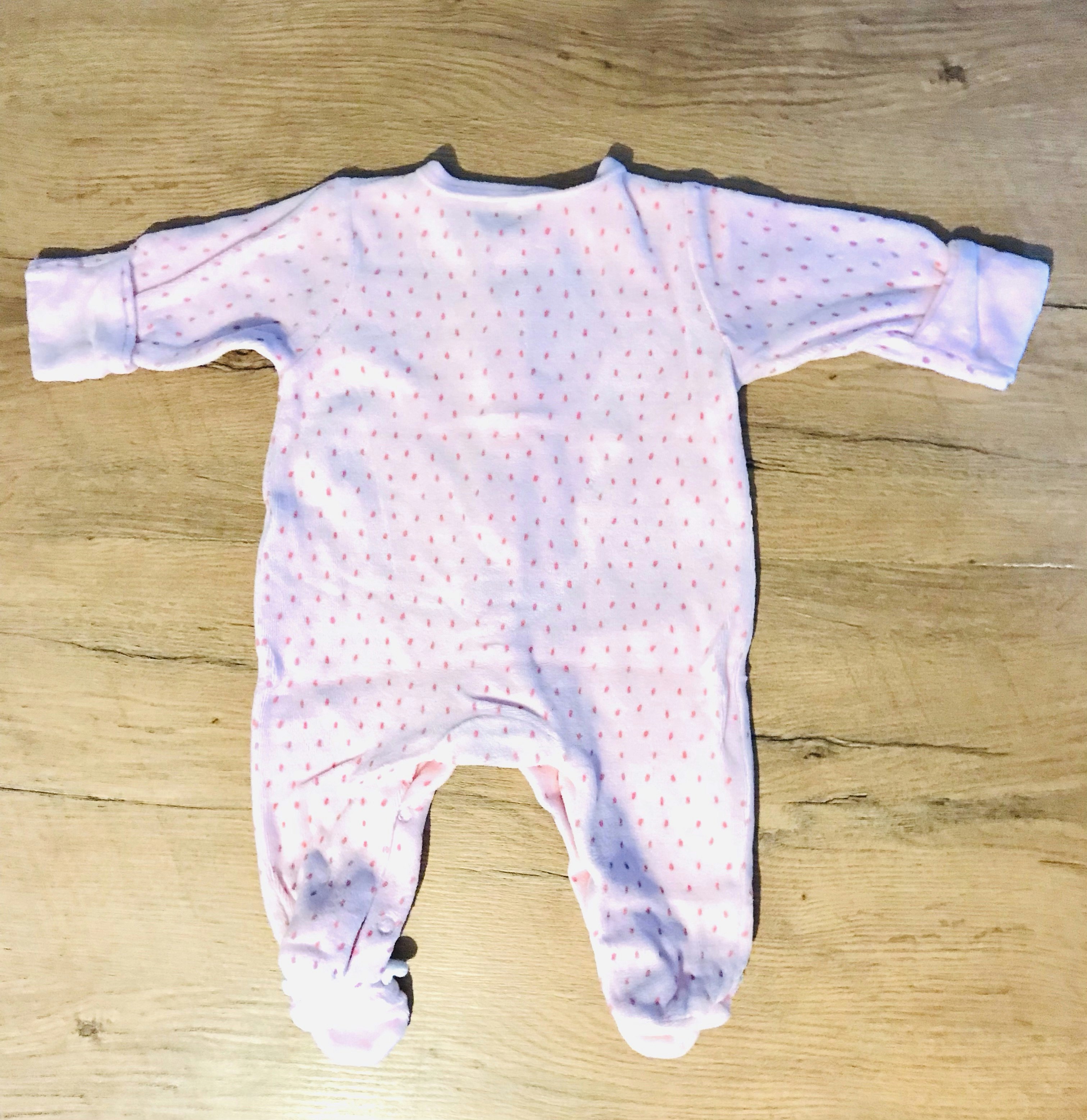 Grenouillère Rose Tex Baby Taille 1-3 Mois - photo numéro 2