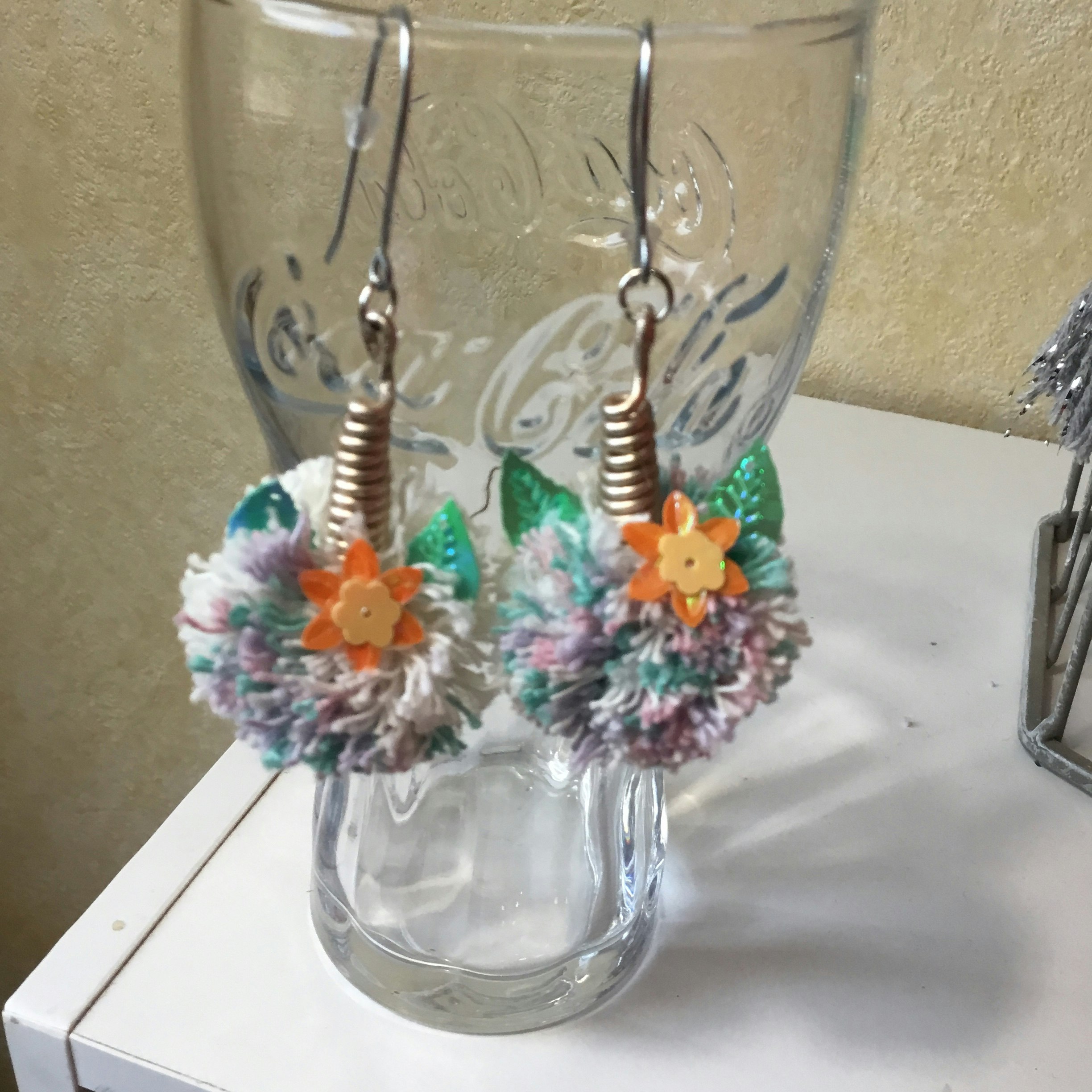 Boucles d’oreilles pendantes  licornes
