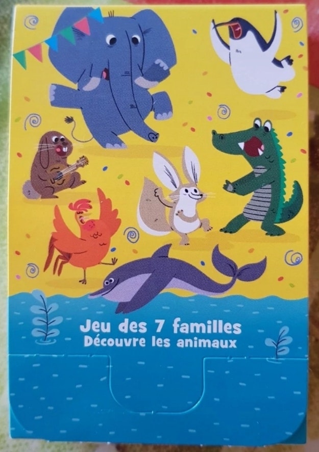 Jeu des 7 familles - Découvre les animaux