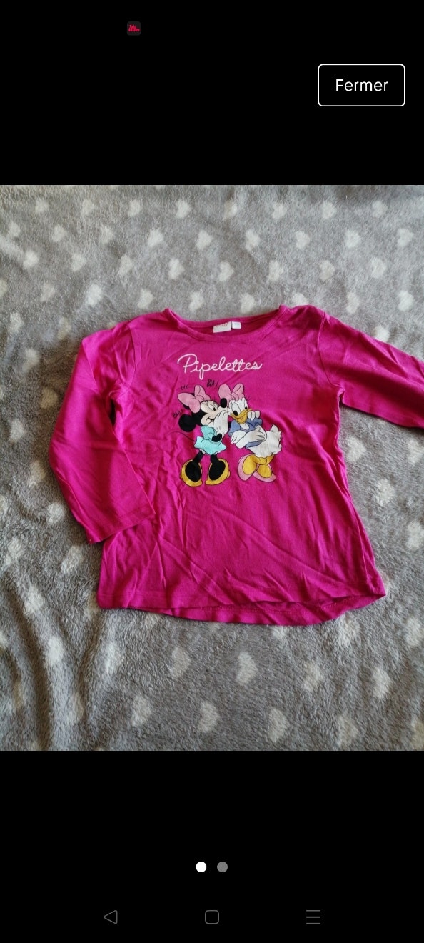T-shirt manche longue Minnie 36mois