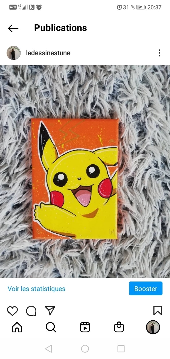 Tableau pikachu