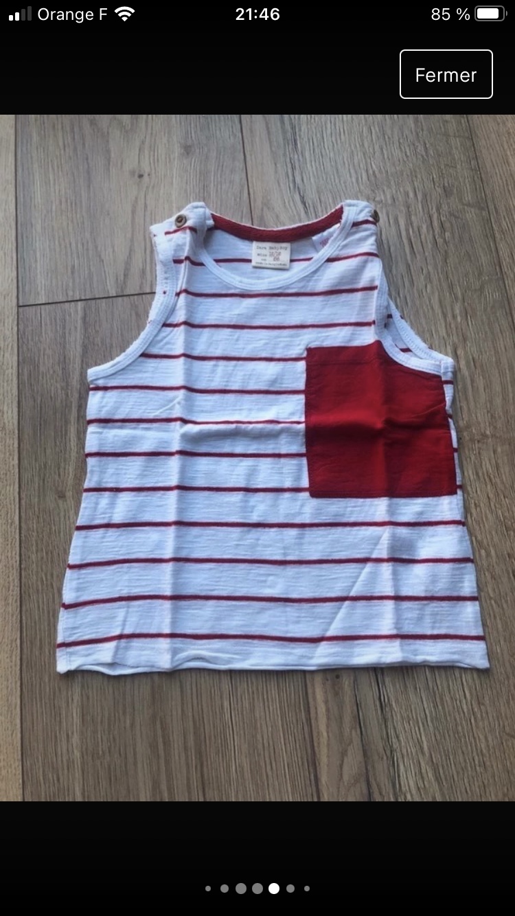 Lot tee-shirts manches courtes 12 mois - photo numéro 10
