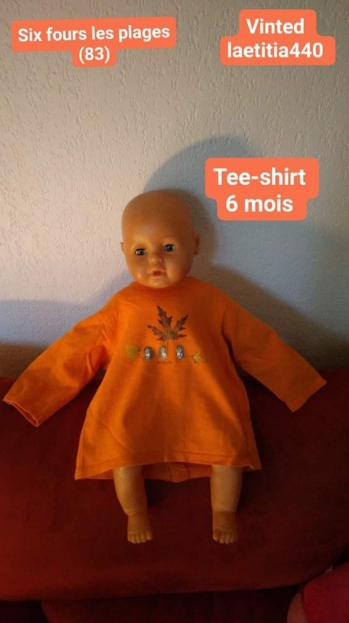 Tee-shirt 6 mois