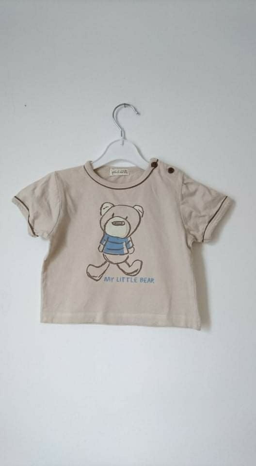 Tee shirt beige grain de blé 12 mois