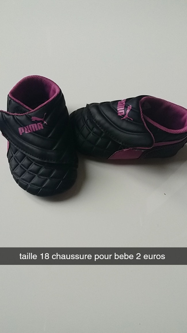 Chaussure Bebe Taille 18 Puma Beebs Achat Vente Bebe Enfant