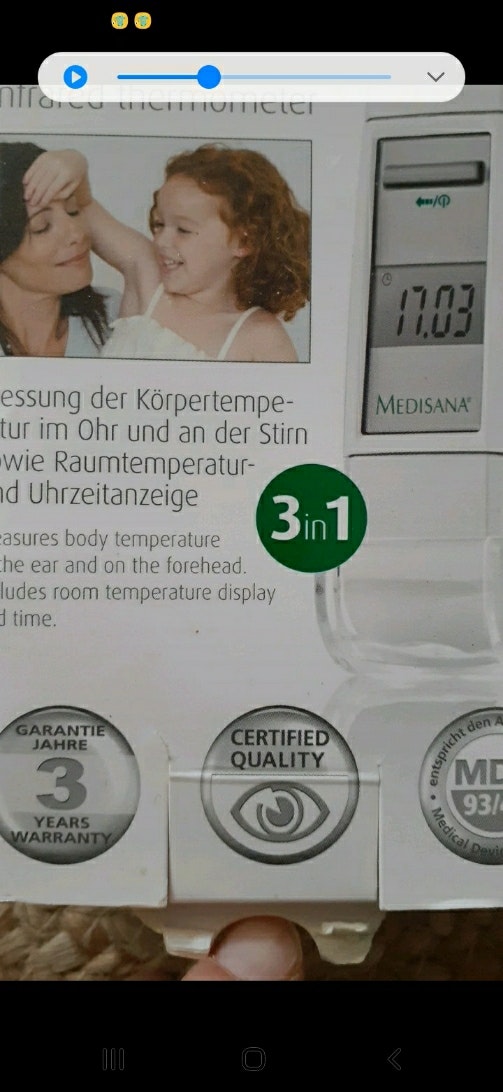 Thermomètre frontal neuf - photo numéro 2
