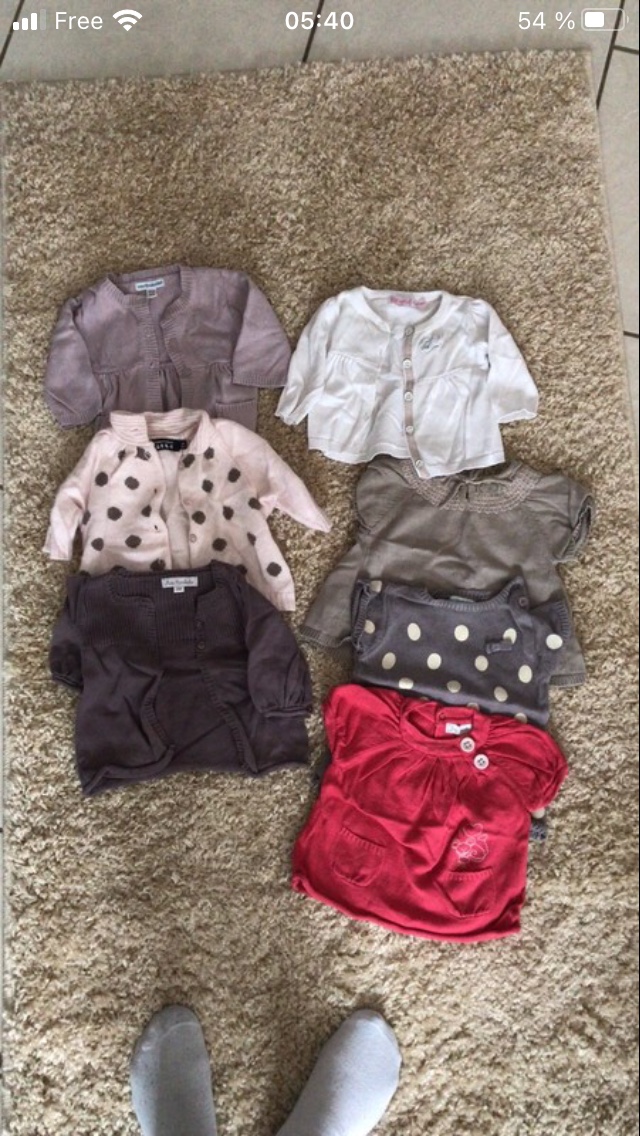 Lot pull et gilet 3 mois