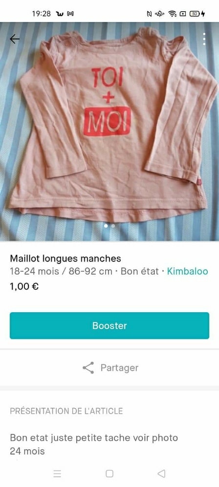 Lot 6 maillots longues manches - photo numéro 4