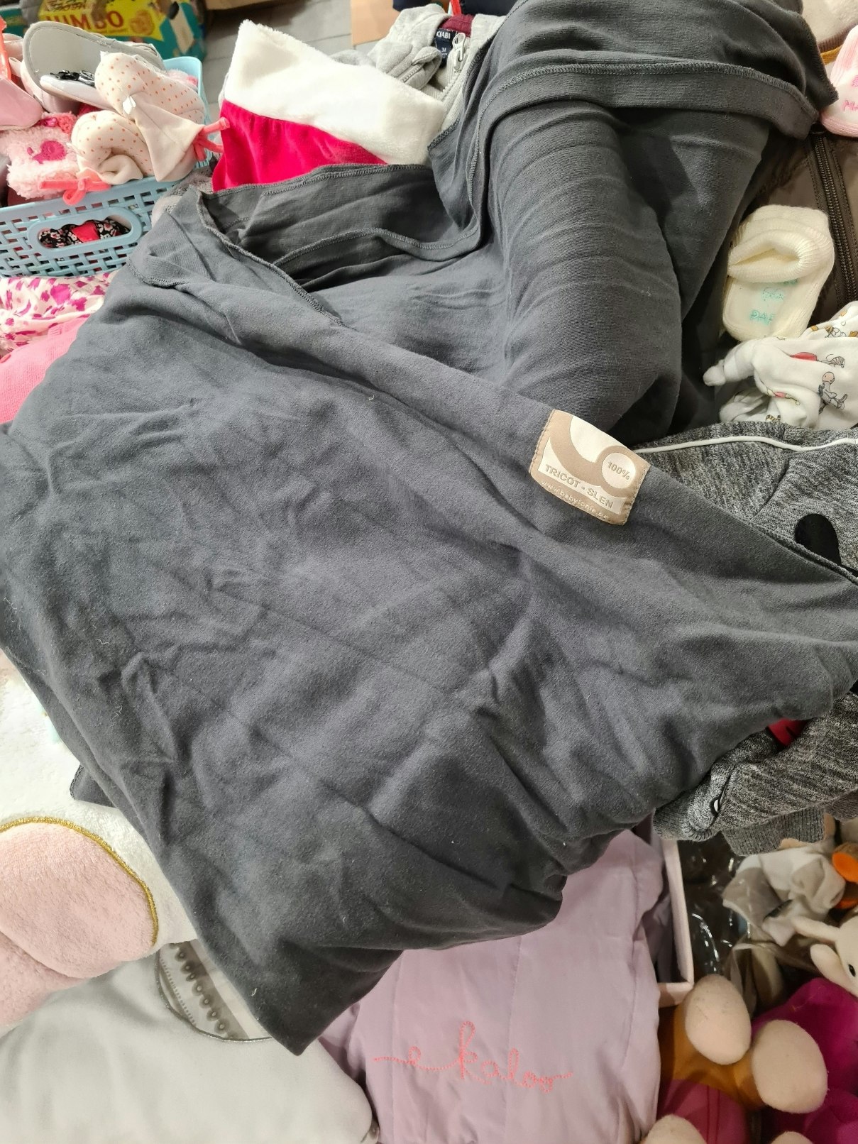 Écharpe de portage grise