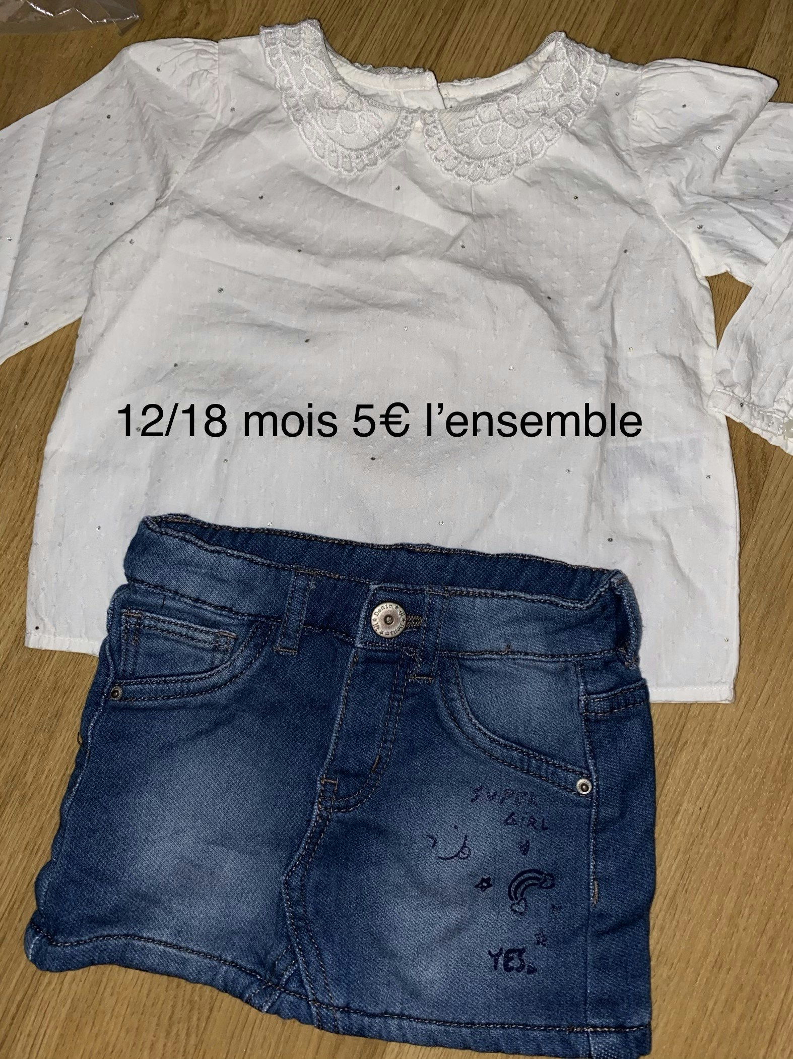 Ensemble 12/18 mois