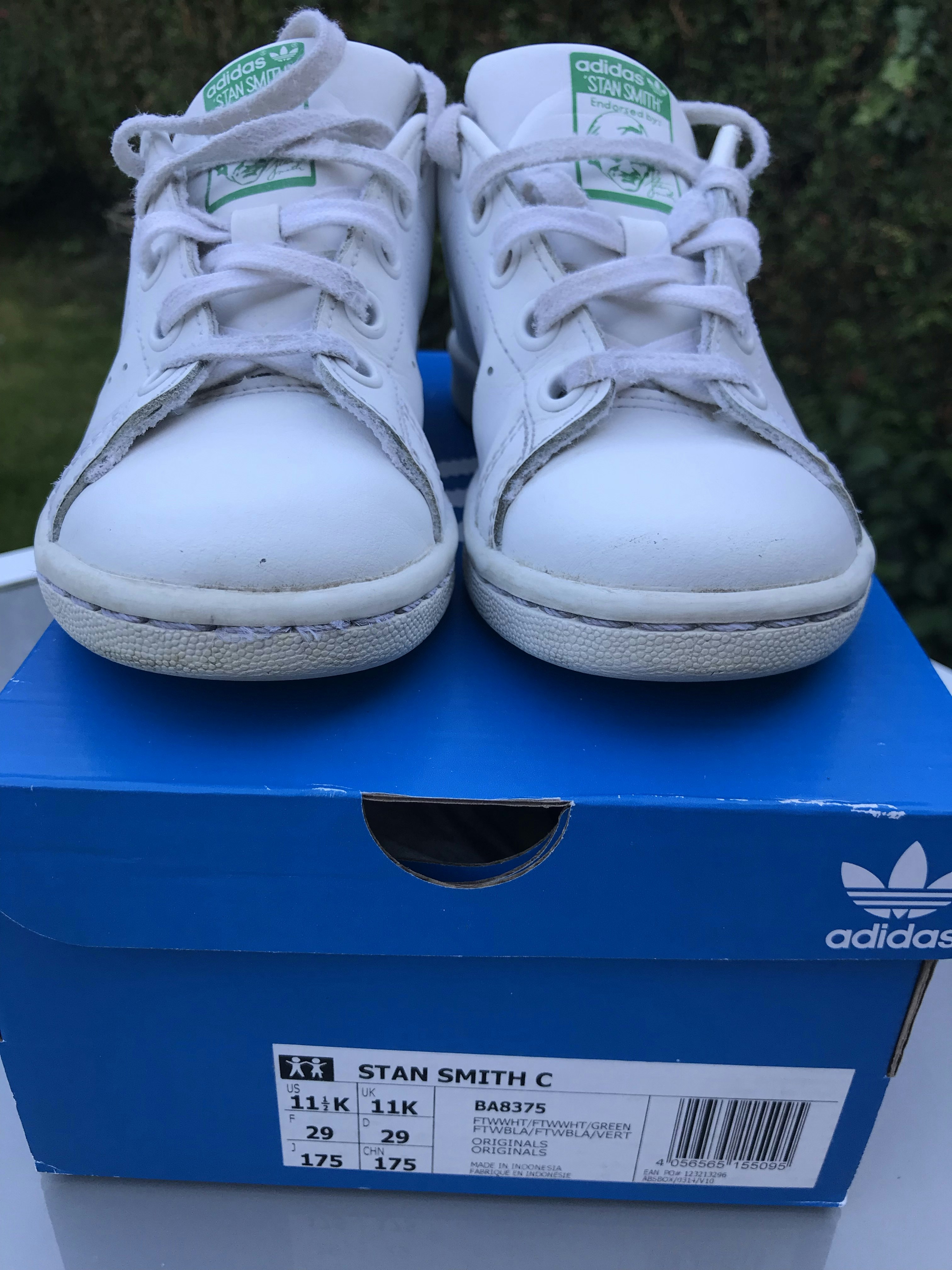 Stan smith original Blanc et vert