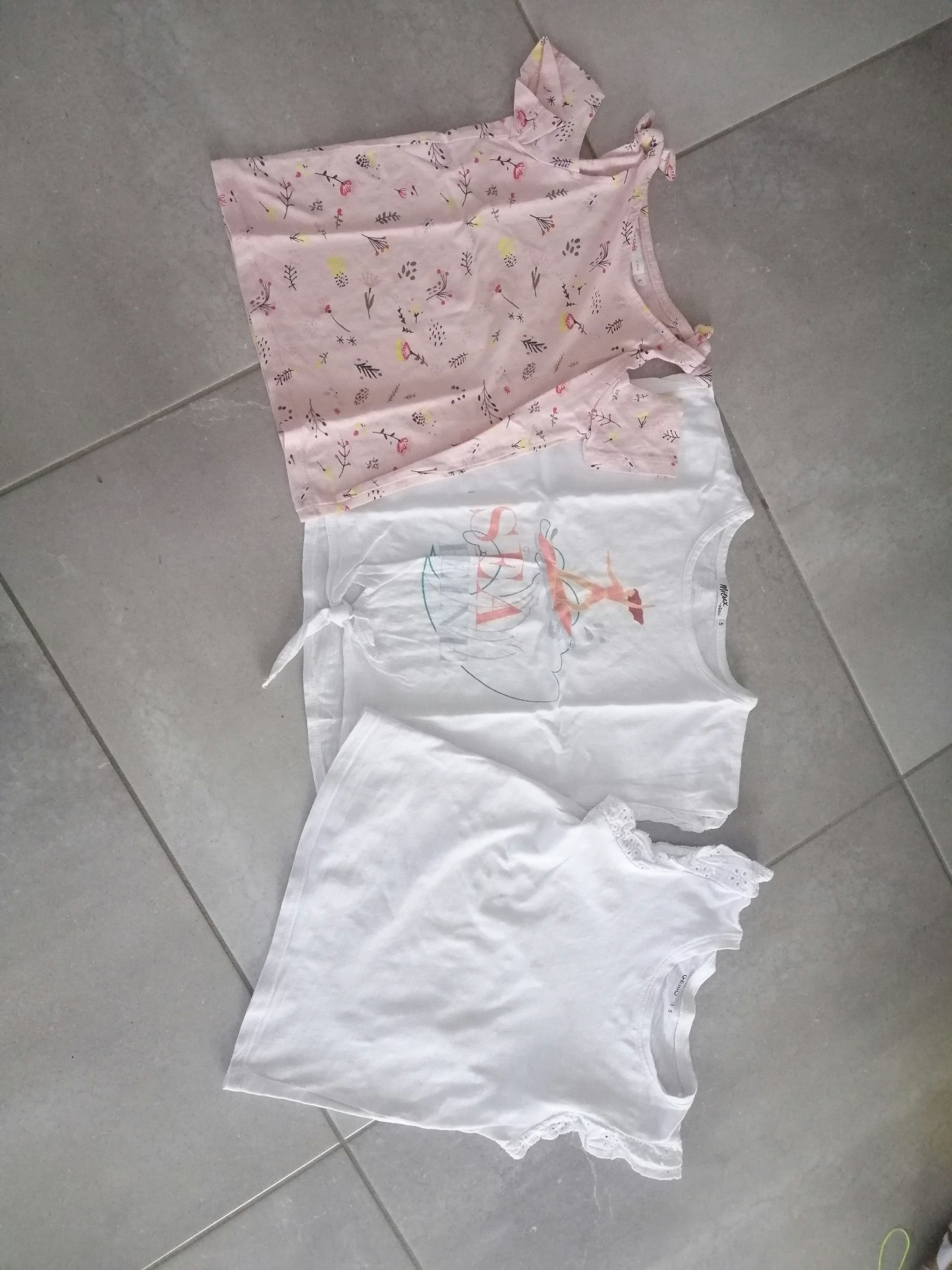 Lot de 3 tee shirts été