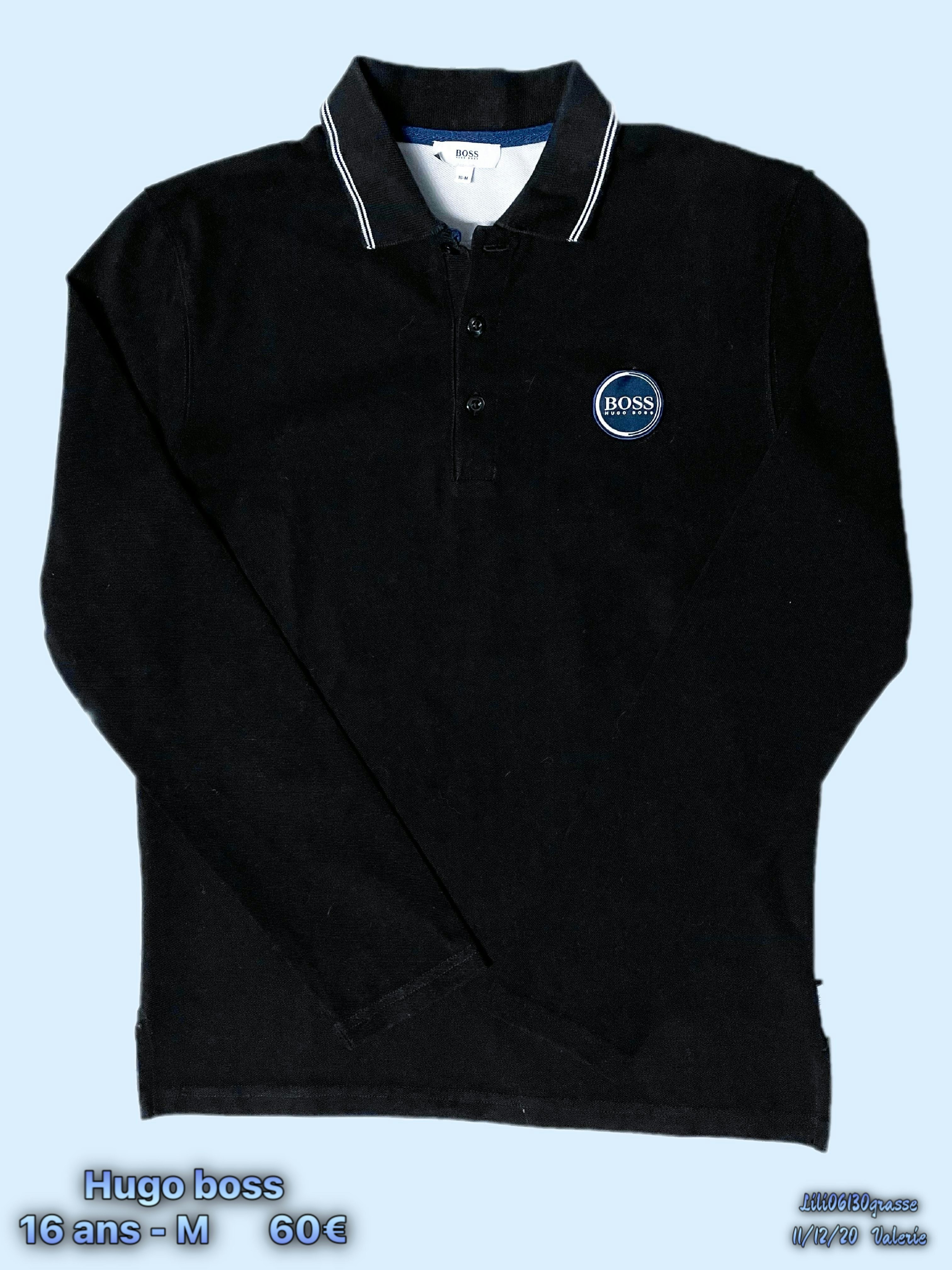 Polo ml noir -30% SOLDES 2020 🛍