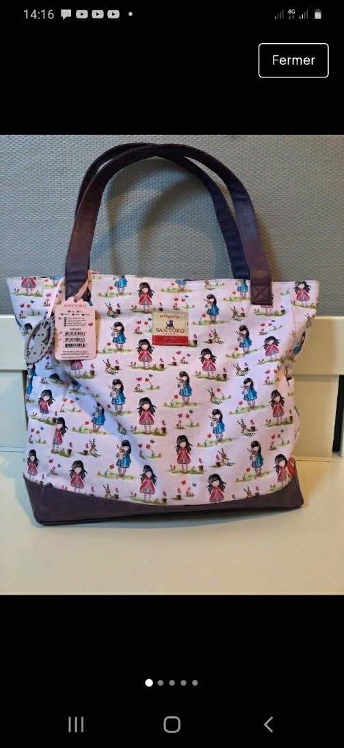 Grand sac  de collection santoro london neuf