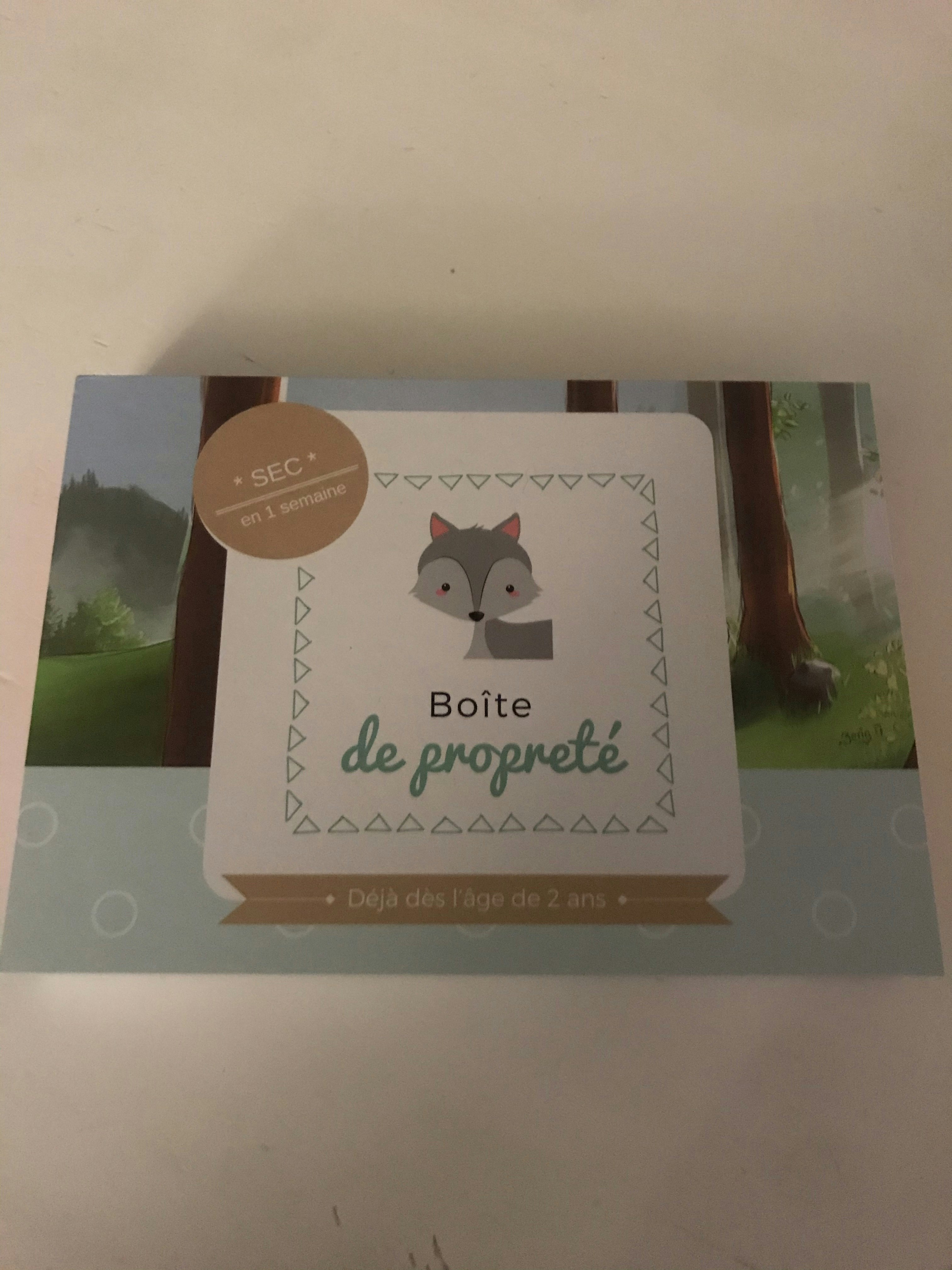 Boîte de propreté