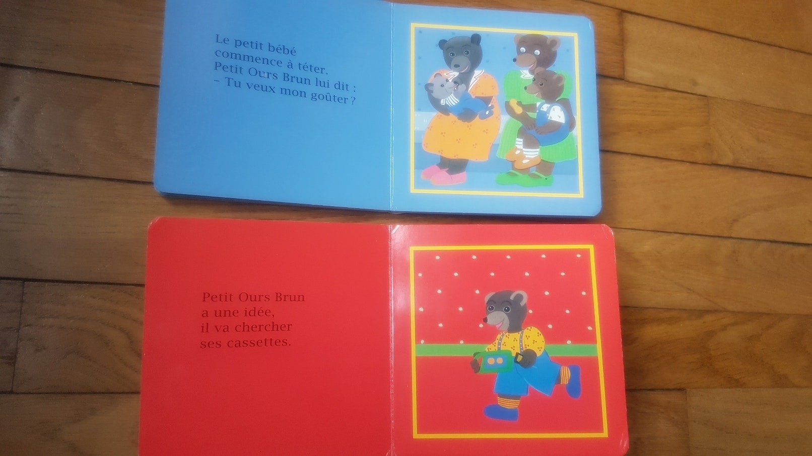 Lot de 2 livres petit ours brun cartonnes - photo numéro 2