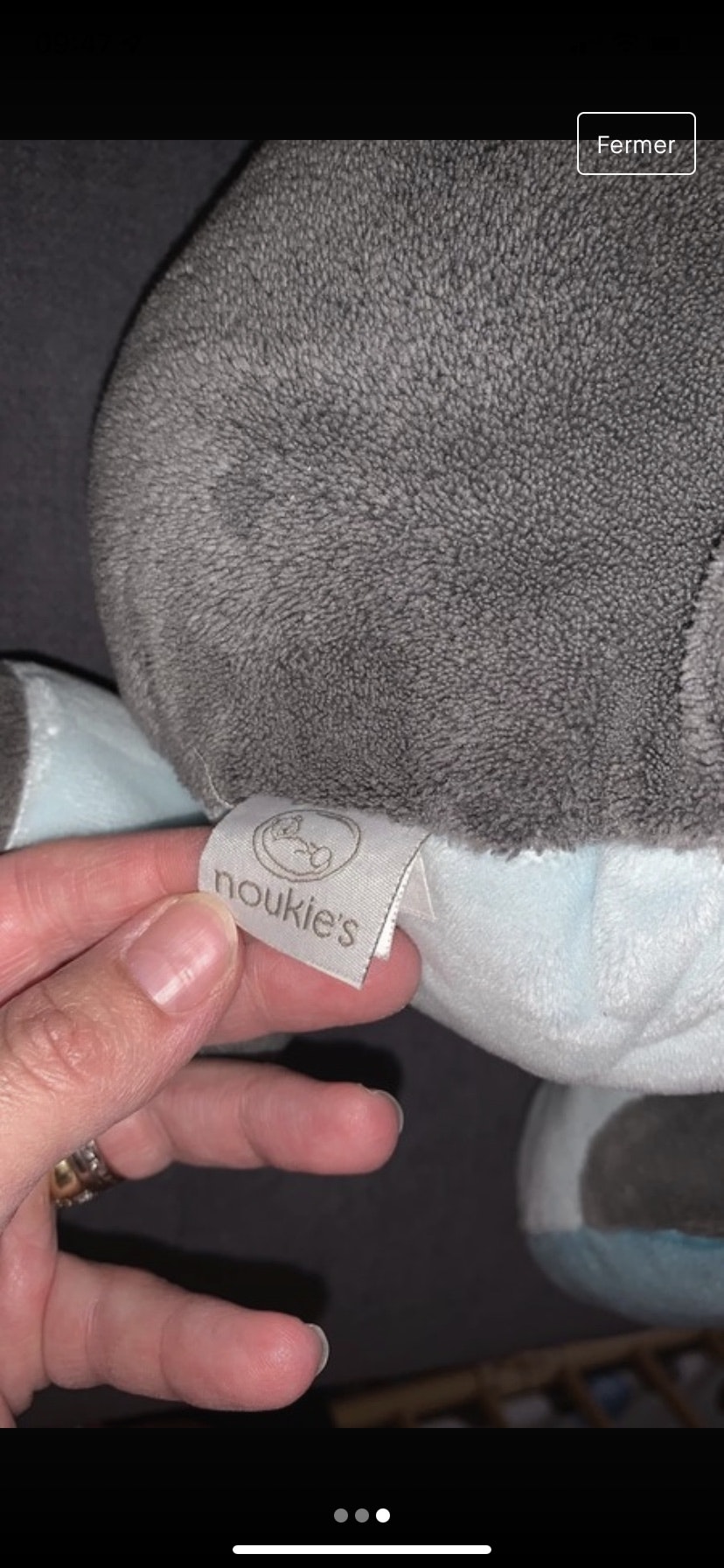 Peluche 45 cm nouckies - photo numéro 3
