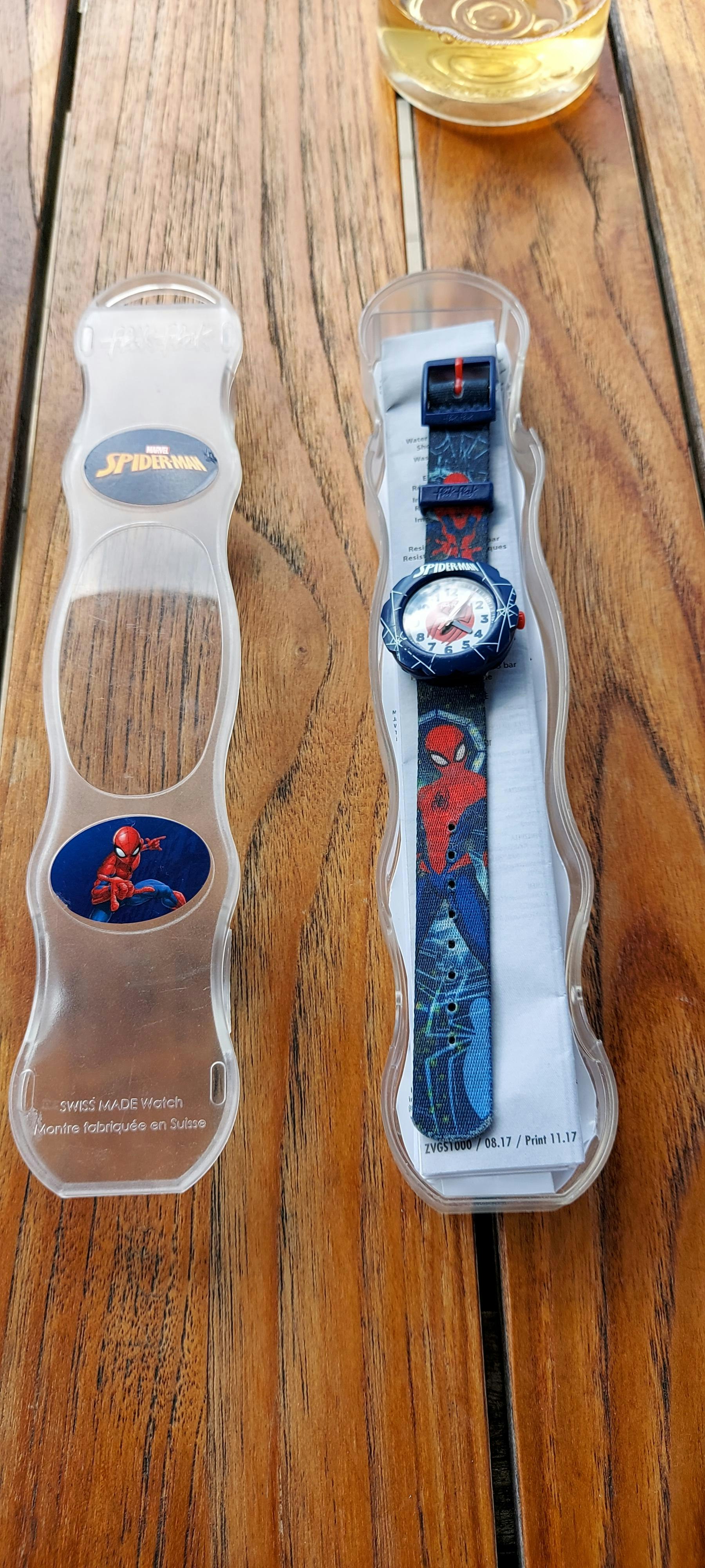 Montre Flik Flak Spiderman